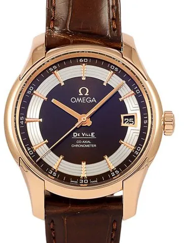 Omega De Ville Hour Vision 431.63.41.21.13.001 41mm Rose gold Brown