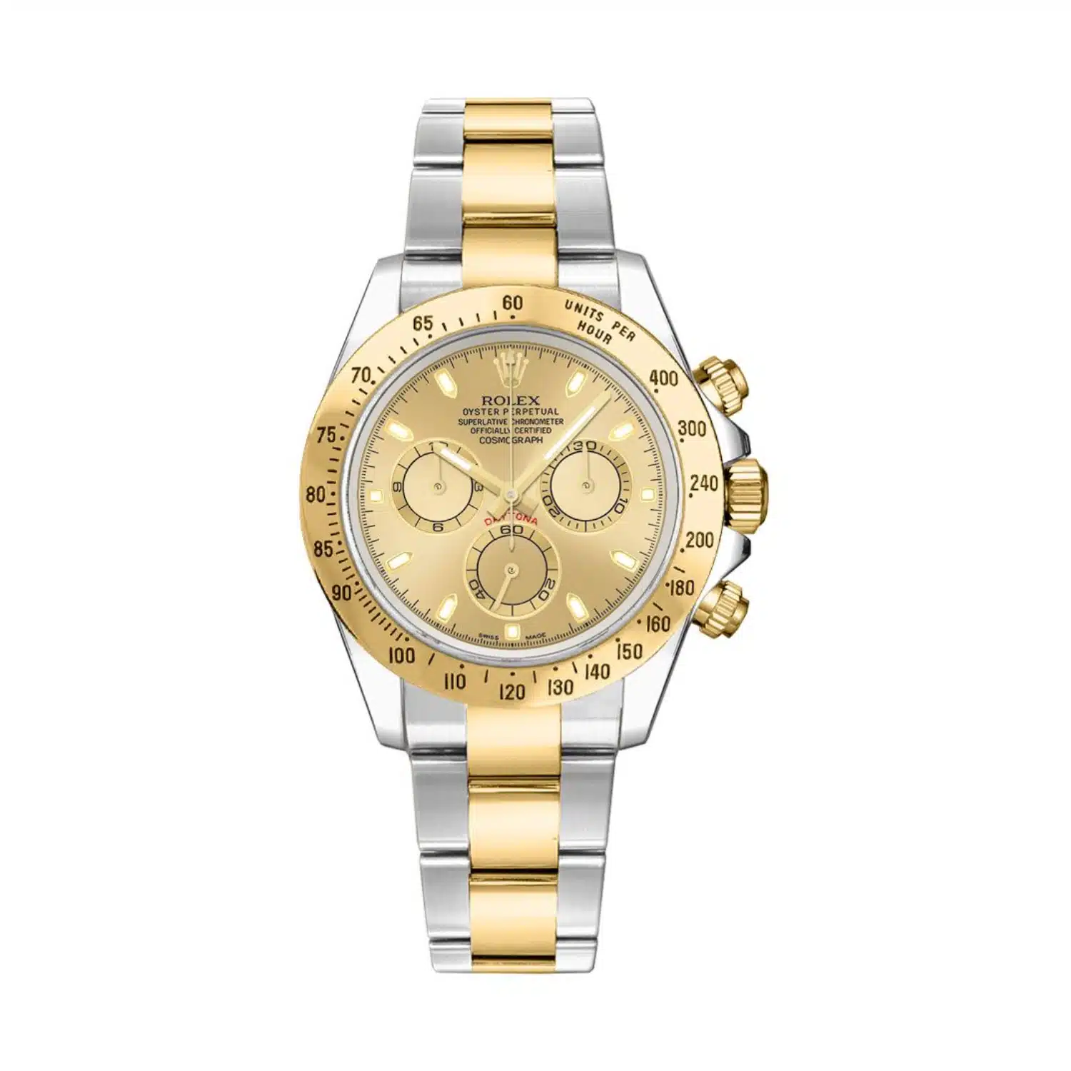 Rolex Daytona 116523-0042 40mm Yellow gold and Stainless steel Champagne