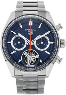 TAG Heuer Carrera CBS5010.FC6543 Stainless steel Blue Baton