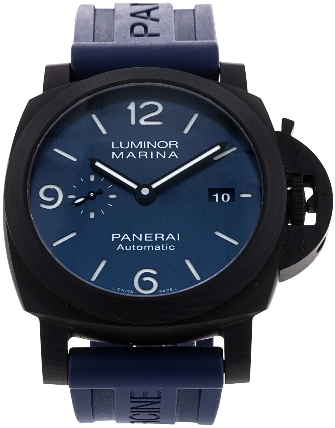 Panerai Luminor 1950 PAM01664 44mm Carbon fiber Blue