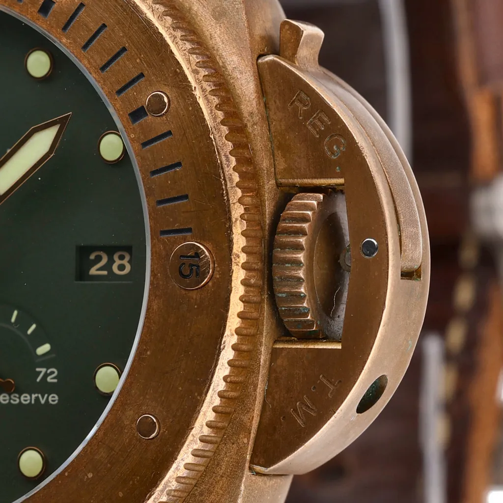 Panerai Submersible PAM 00507 47mm Bronze Green 6