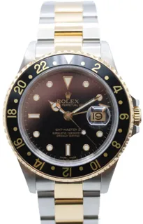 Rolex GMT-Master II 16713 Yellow gold and Stainless steel Black