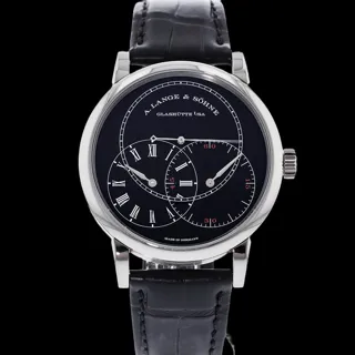 A. Lange & Söhne Richard Lange White gold Black