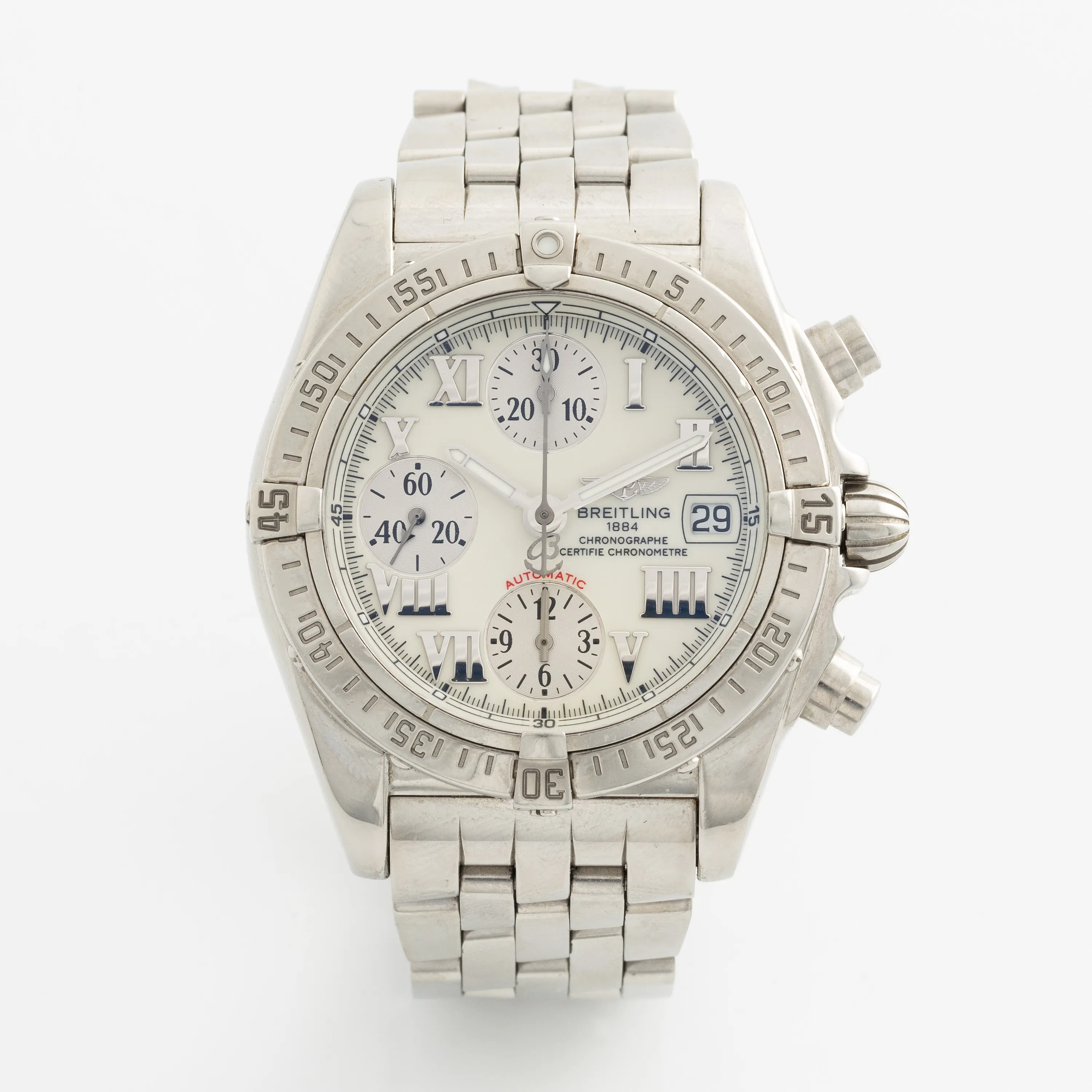 Breitling Chrono Cockpit 39mm Stainless steel White