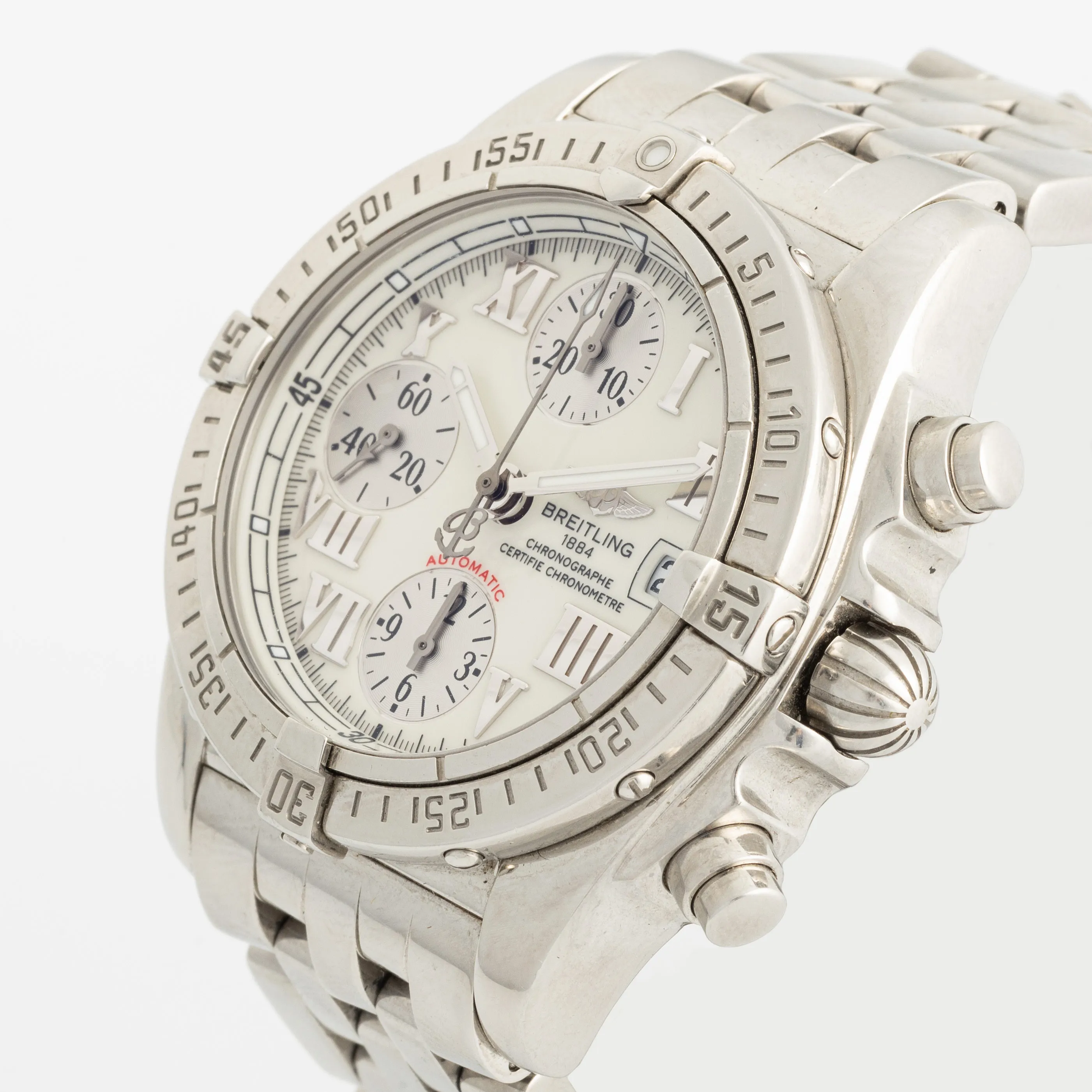 Breitling Chrono Cockpit 39mm Stainless steel White 8