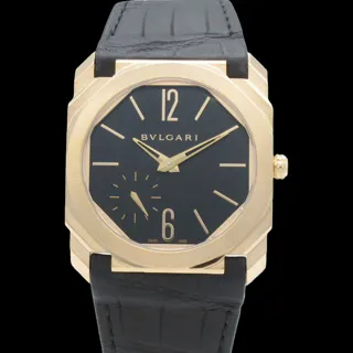 Bulgari Octo Finissimo Rose gold Black