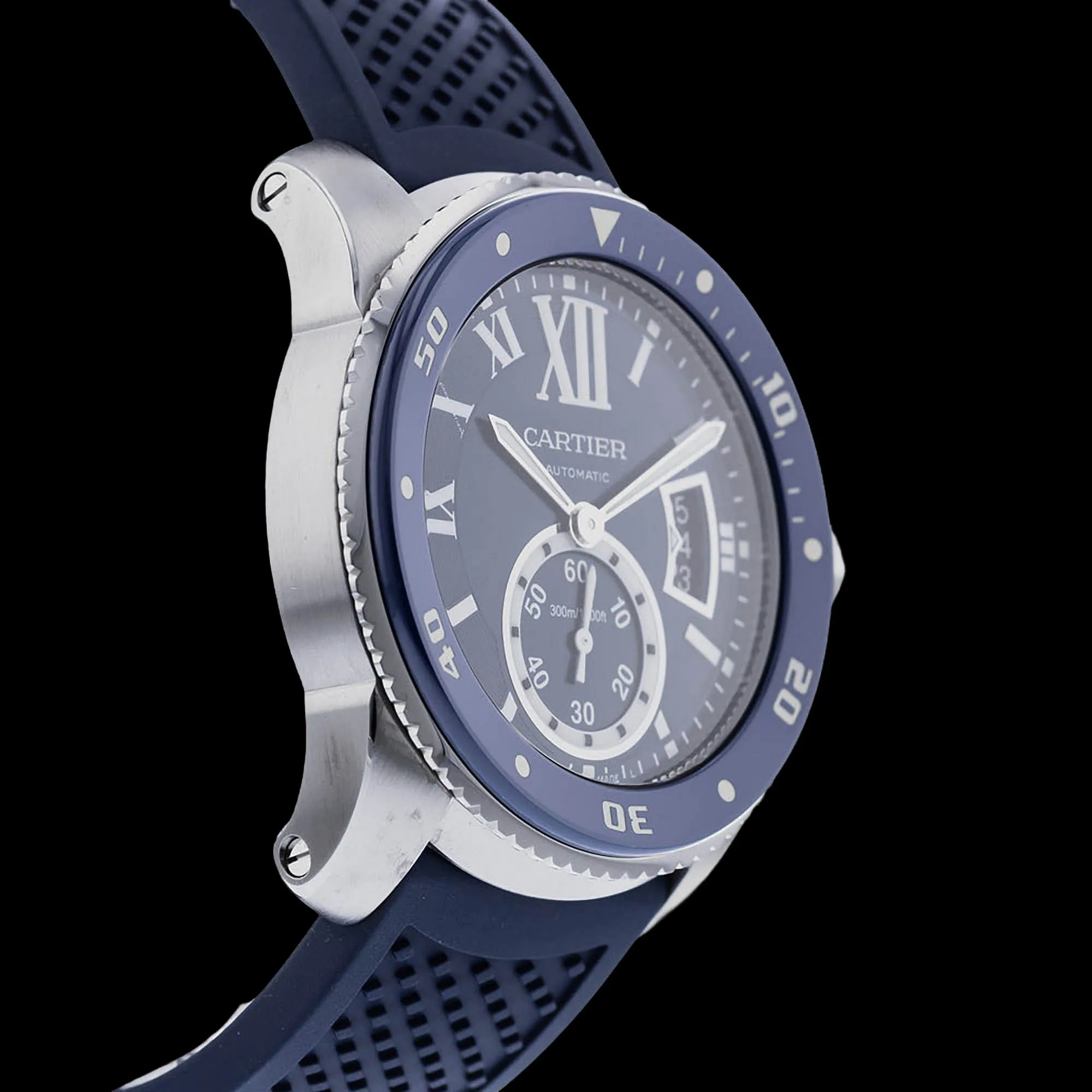 Cartier Calibre de Cartier Diver 42mm Stainless steel Blue 2