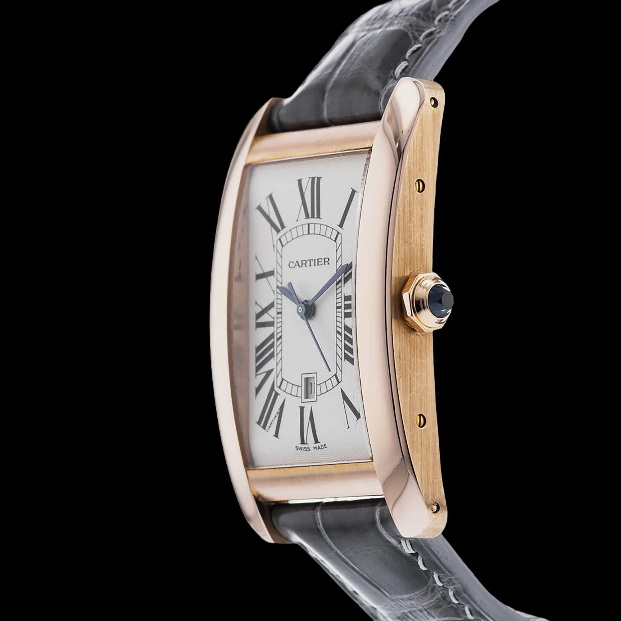 Cartier Tank Américaine 26.5mm Rose gold White 1