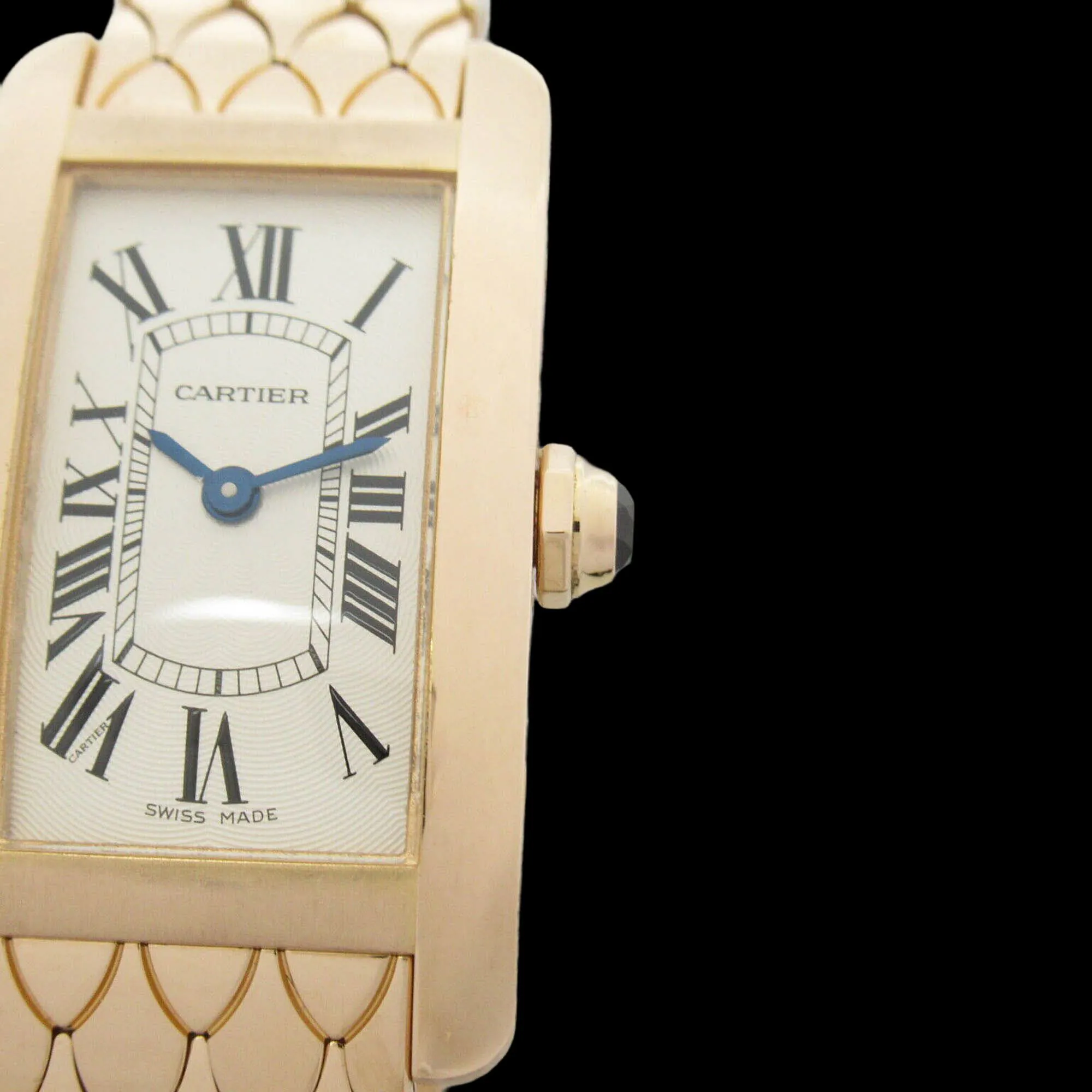 Cartier Tank Américaine 19mm Rose gold Silver 5