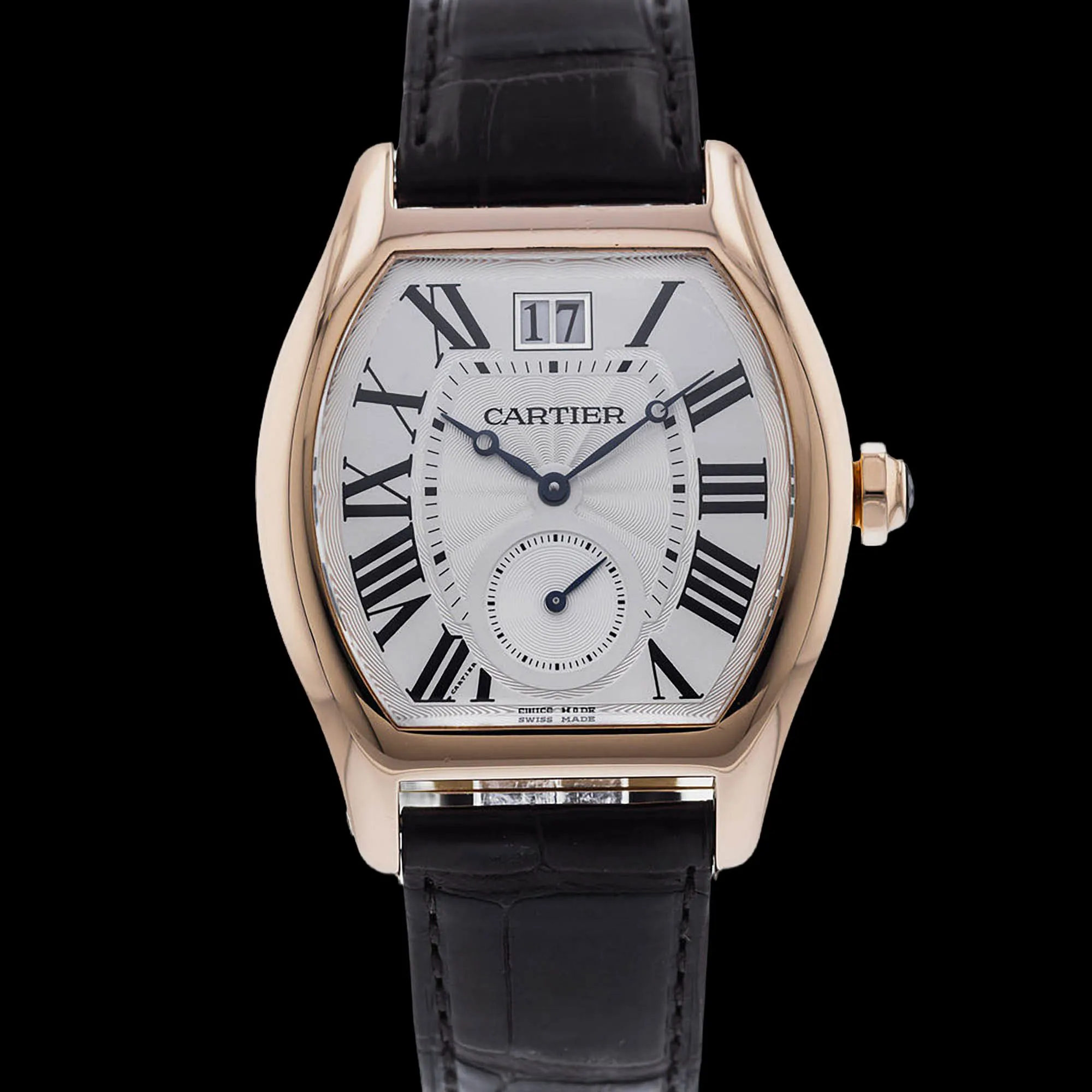 Cartier Tortue 38mm Rose gold White