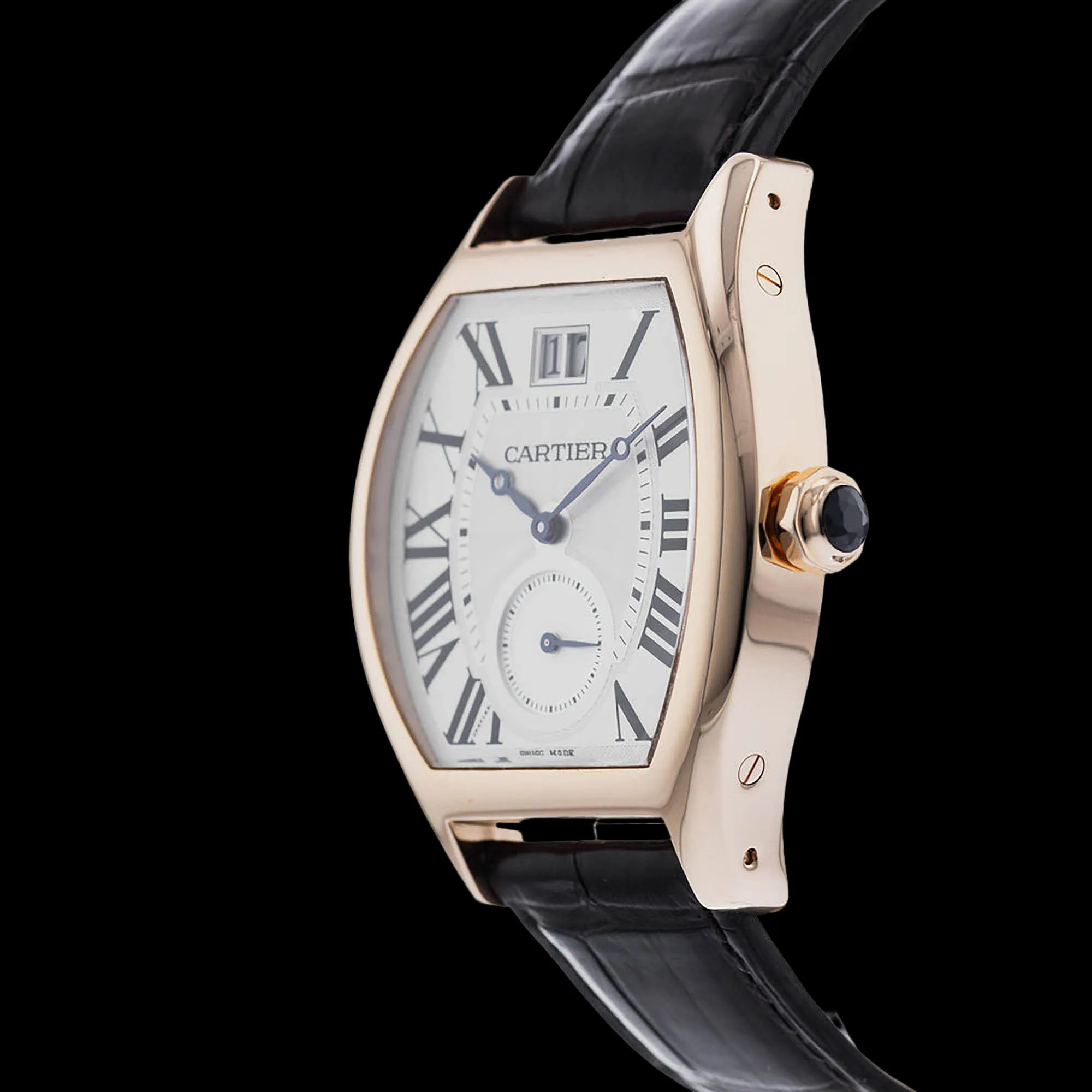 Cartier Tortue 38mm Rose gold White 2