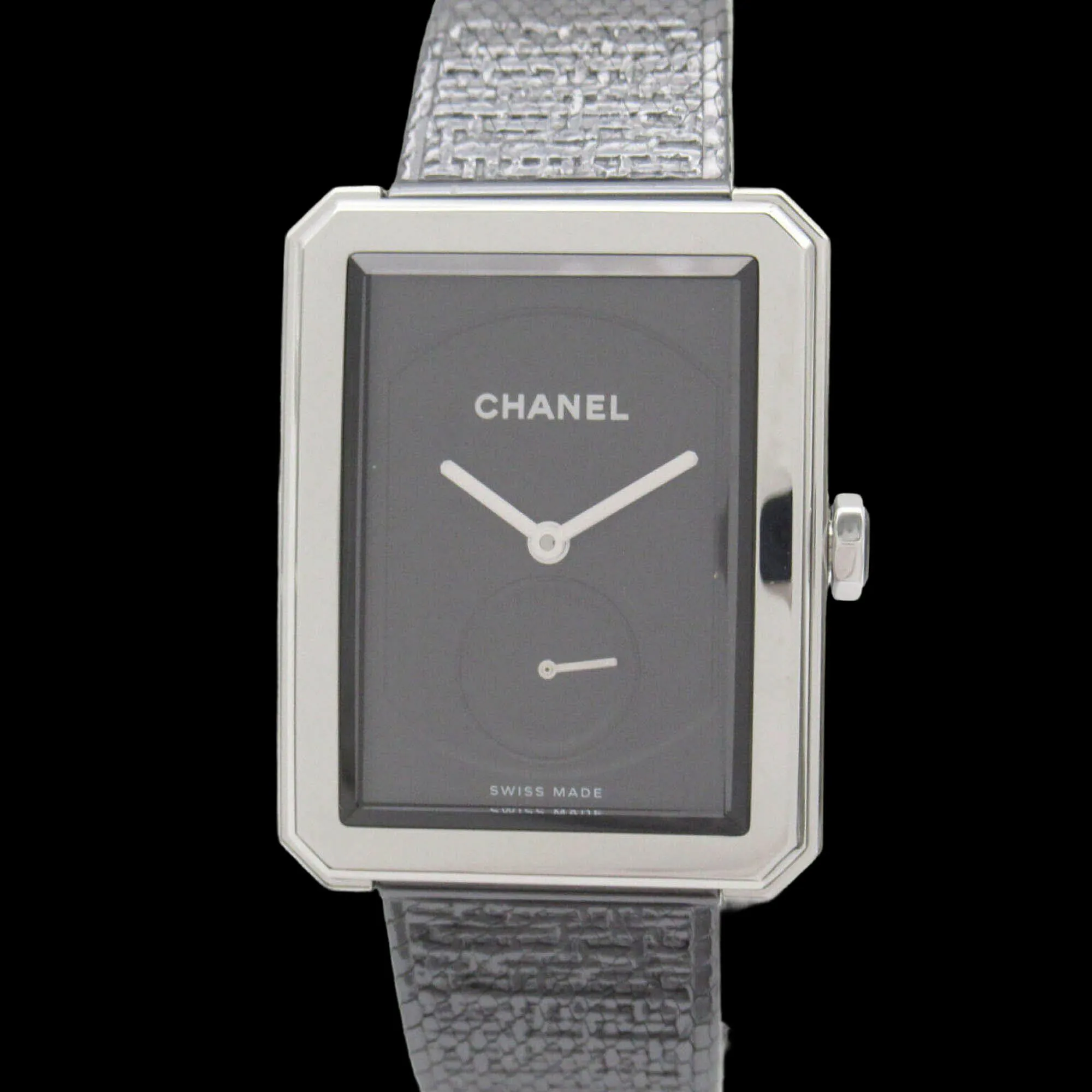 Chanel Boy-Friend 28.6mm Stainless steel Black