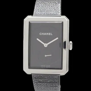 Chanel Boy-Friend Stainless steel Black