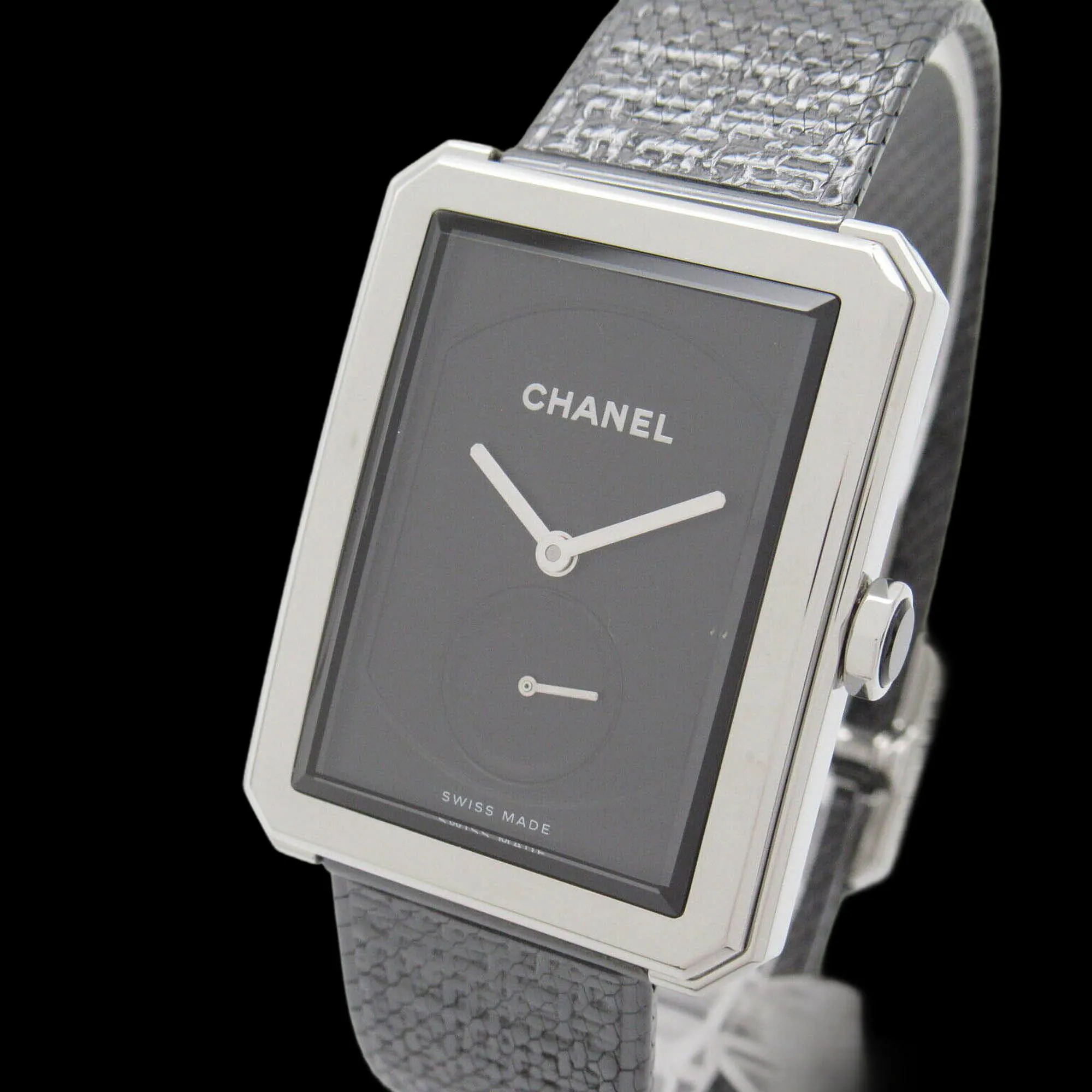 Chanel Boy-Friend 28.6mm Stainless steel Black 7