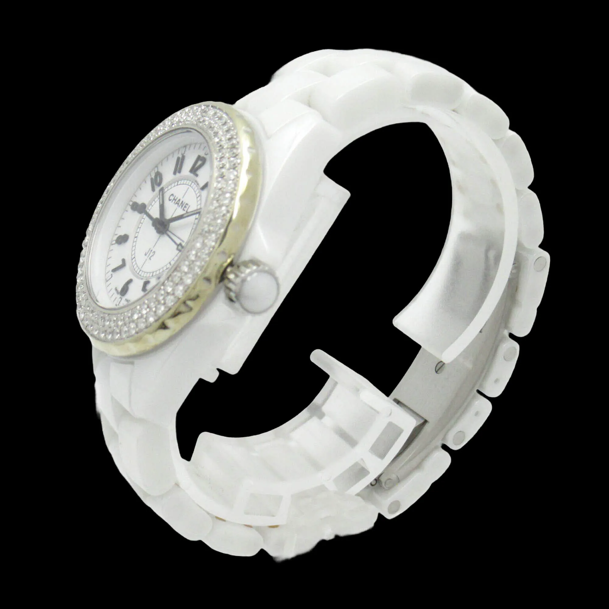 Chanel J12 33mm Ceramic and Diamond White 1