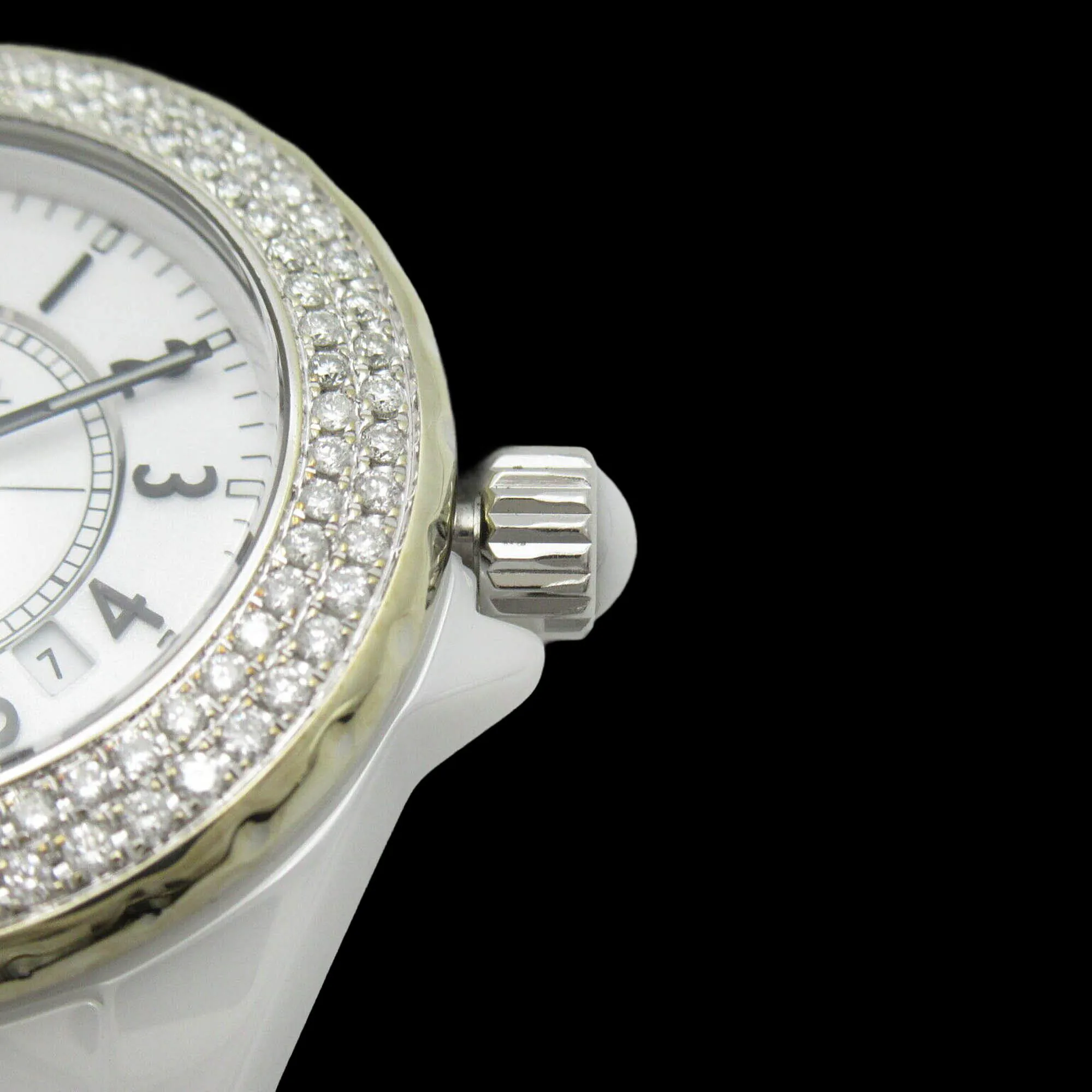 Chanel J12 33mm Ceramic and Diamond White 6