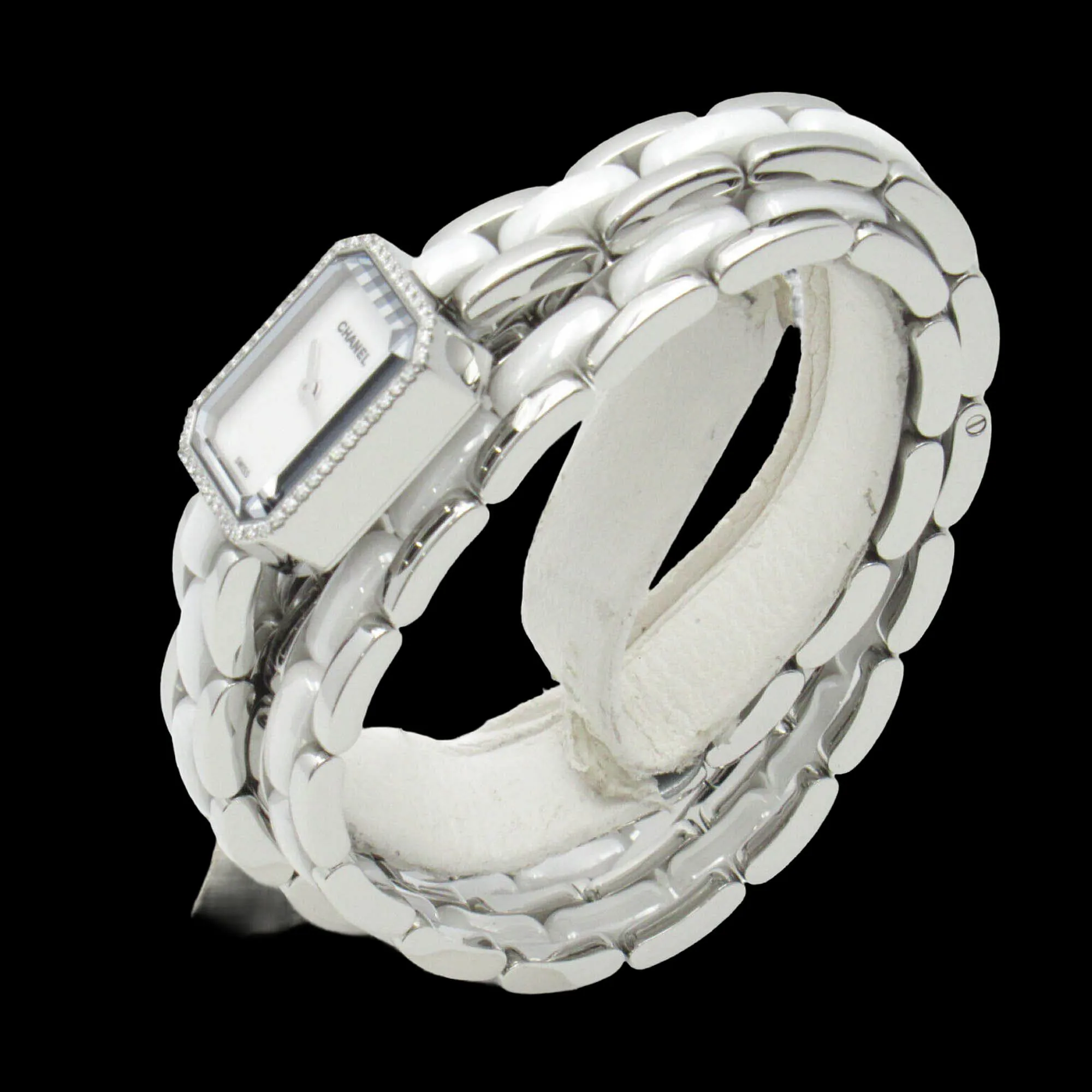 Chanel Première 15mm Stainless steel and Diamond Silver 1