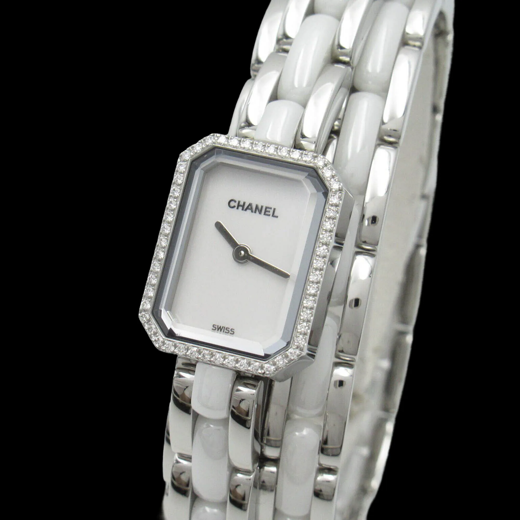 Chanel Première 15mm Stainless steel and Diamond Silver 2