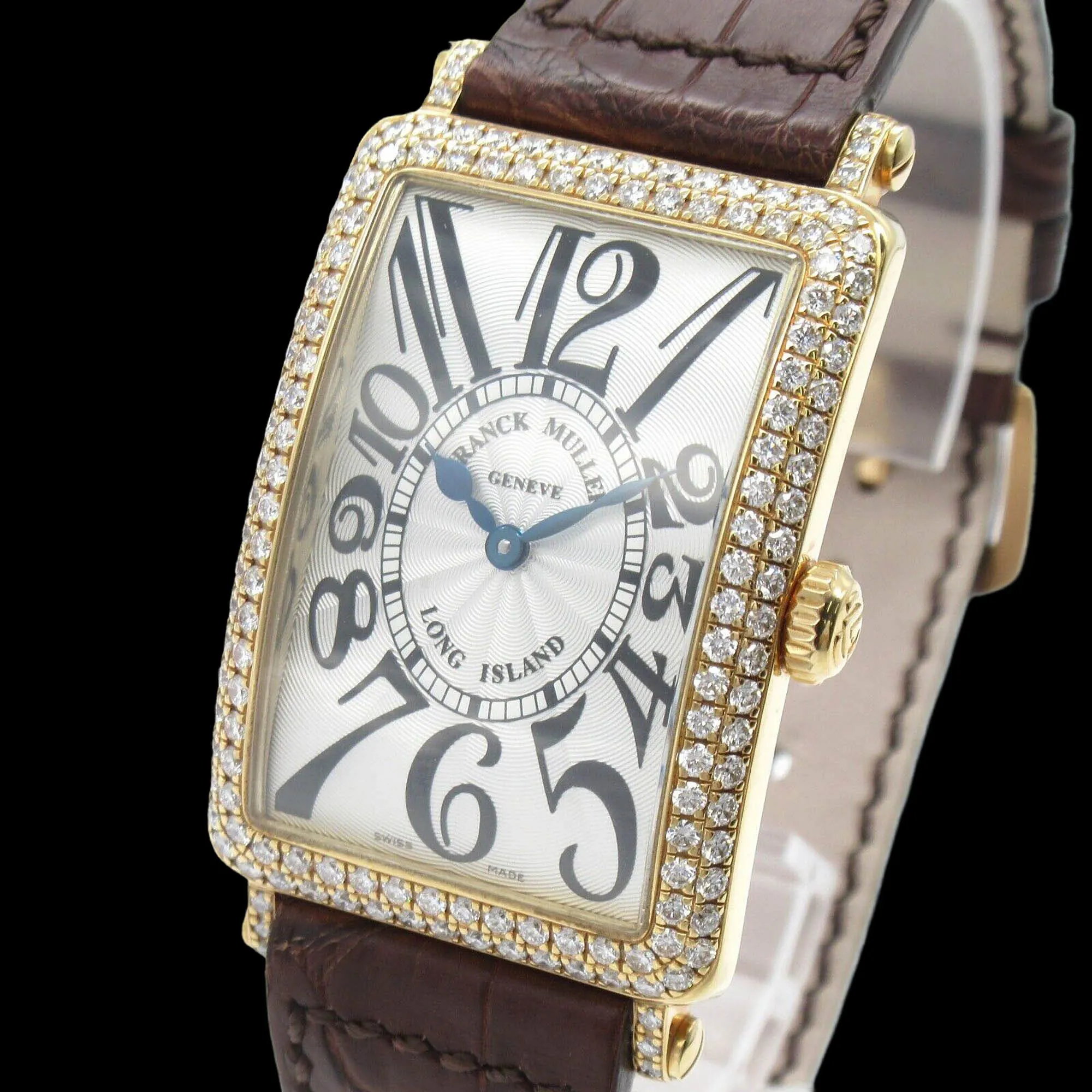 Franck Muller Long Island 26mm Rose gold and Diamond White 4