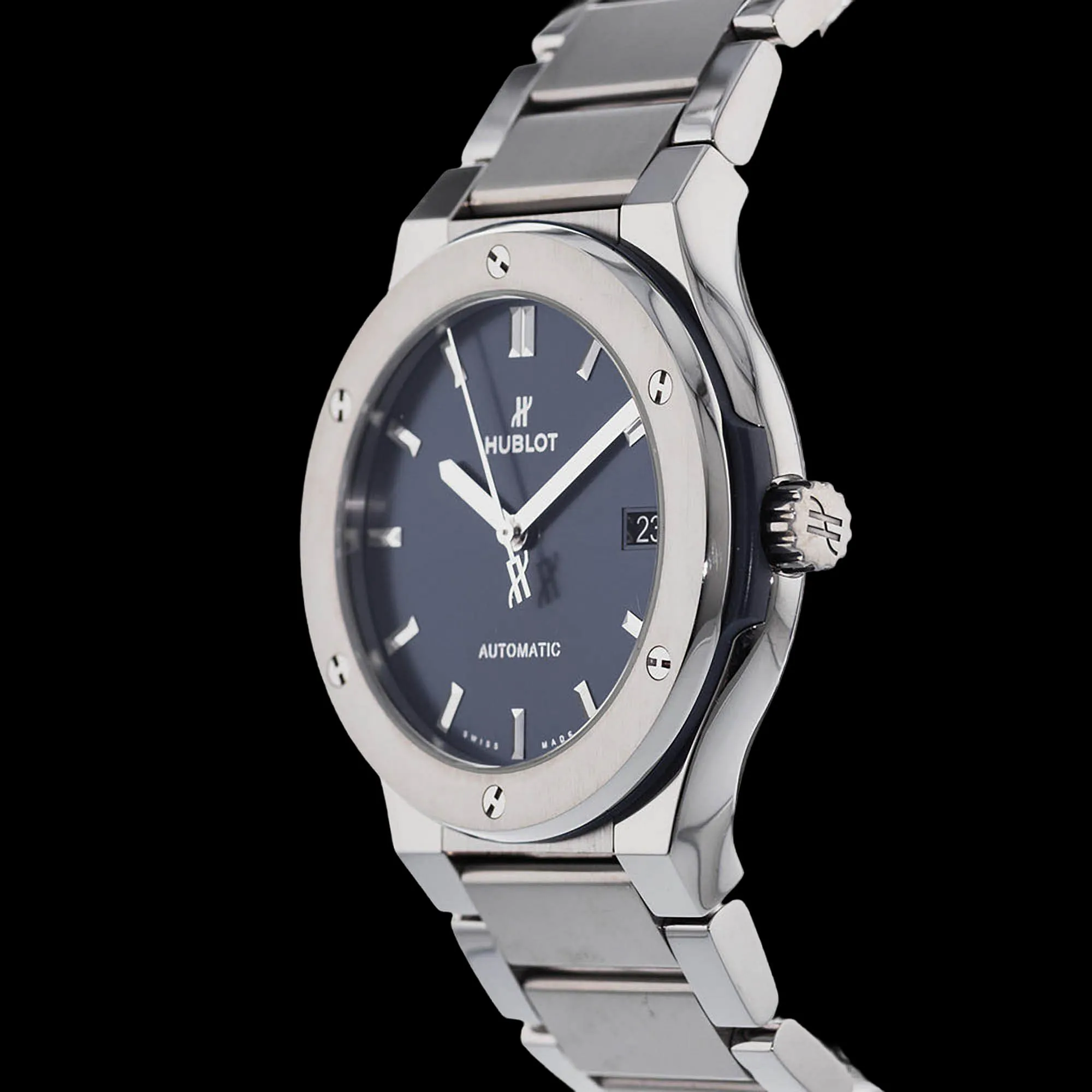 Hublot Classic Fusion 45mm Titanium Blue 3