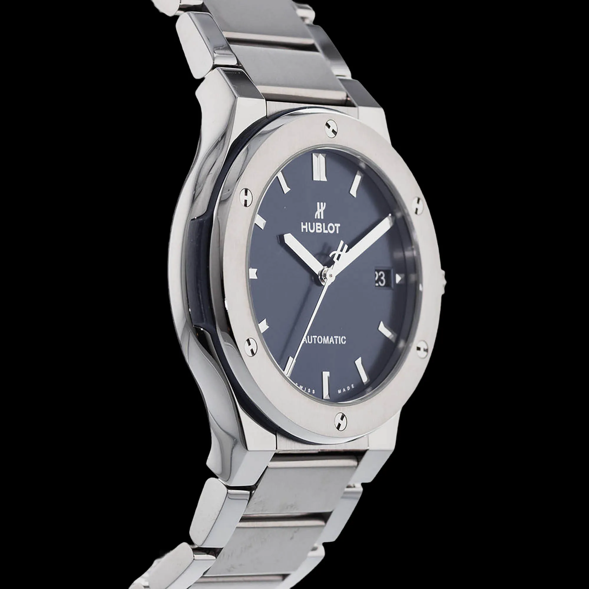 Hublot Classic Fusion 45mm Titanium Blue 2