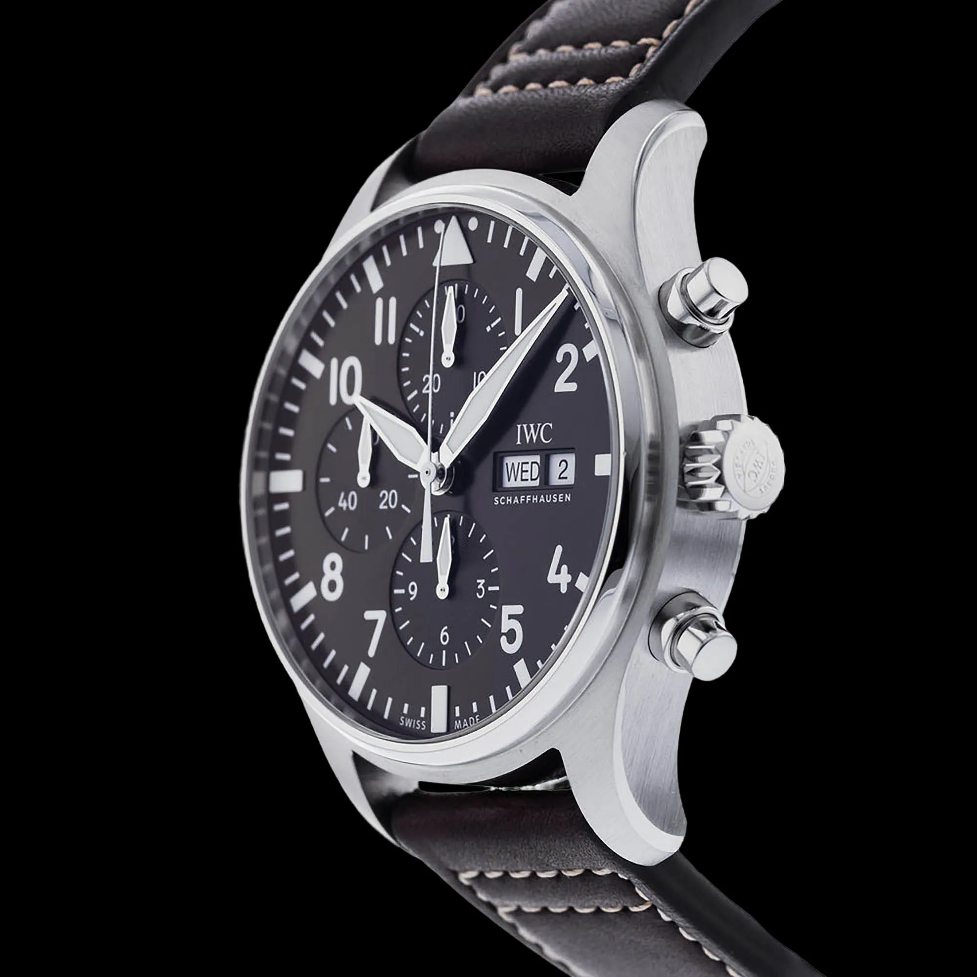 IWC Pilot Saint-Exupery 43mm Stainless steel Brown 1