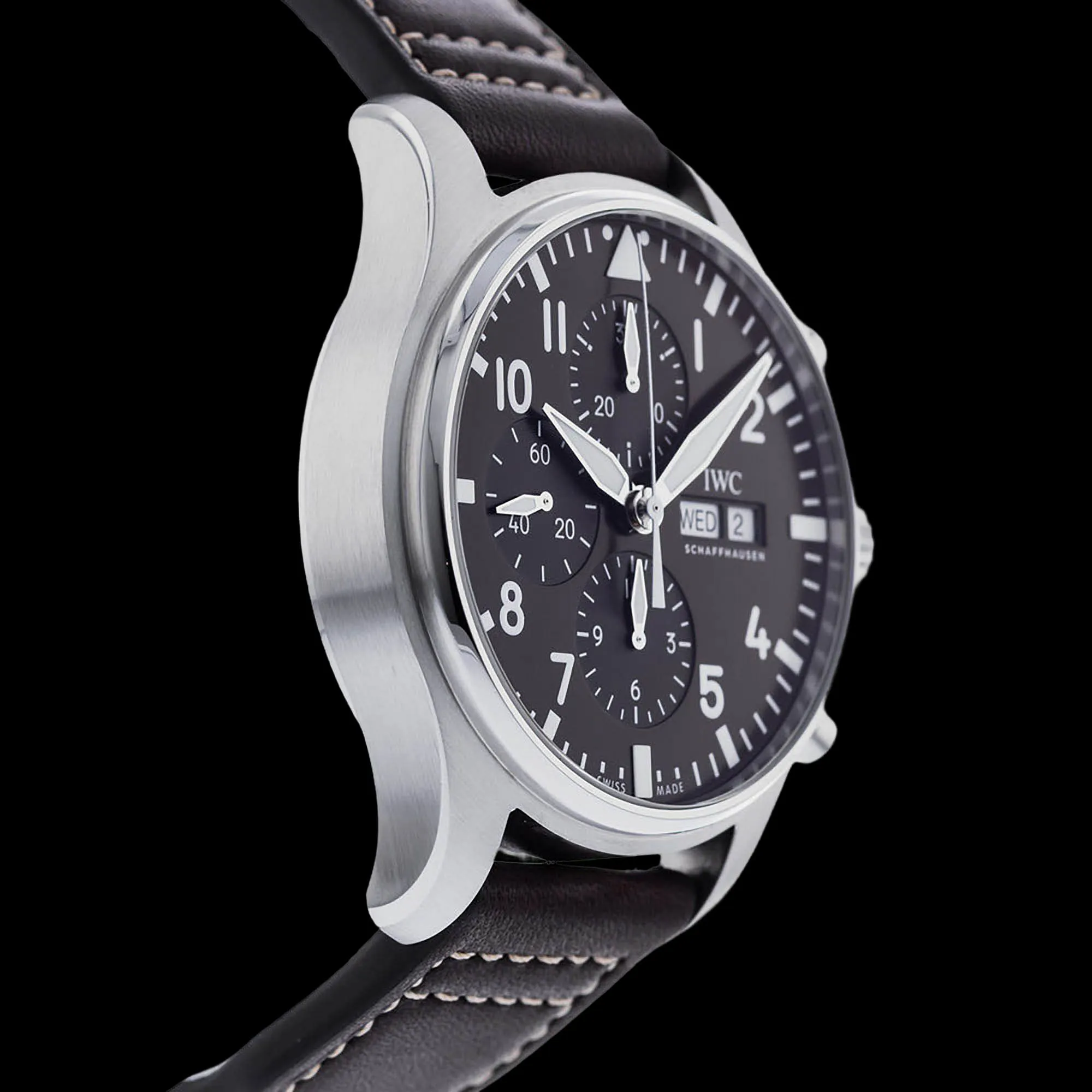 IWC Pilot Saint-Exupery 43mm Stainless steel Brown 3