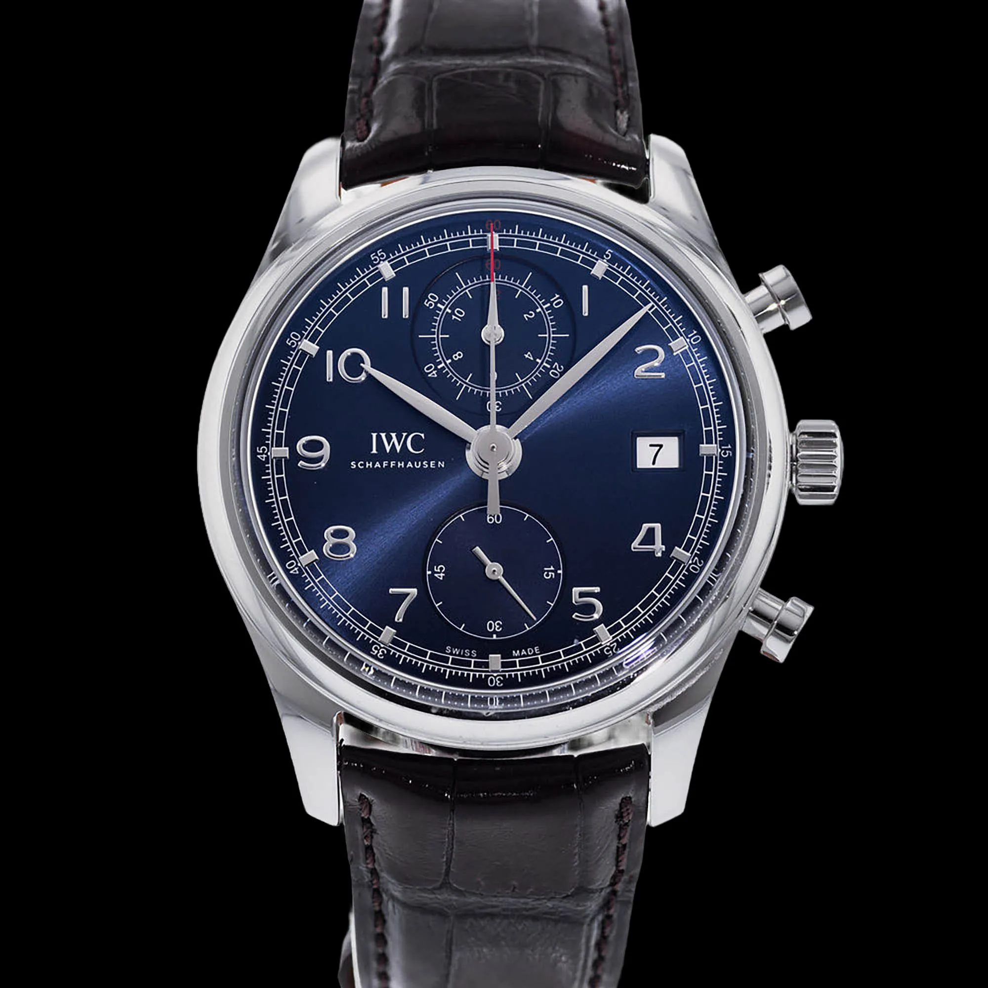 IWC Portugieser 42mm Stainless steel Blue