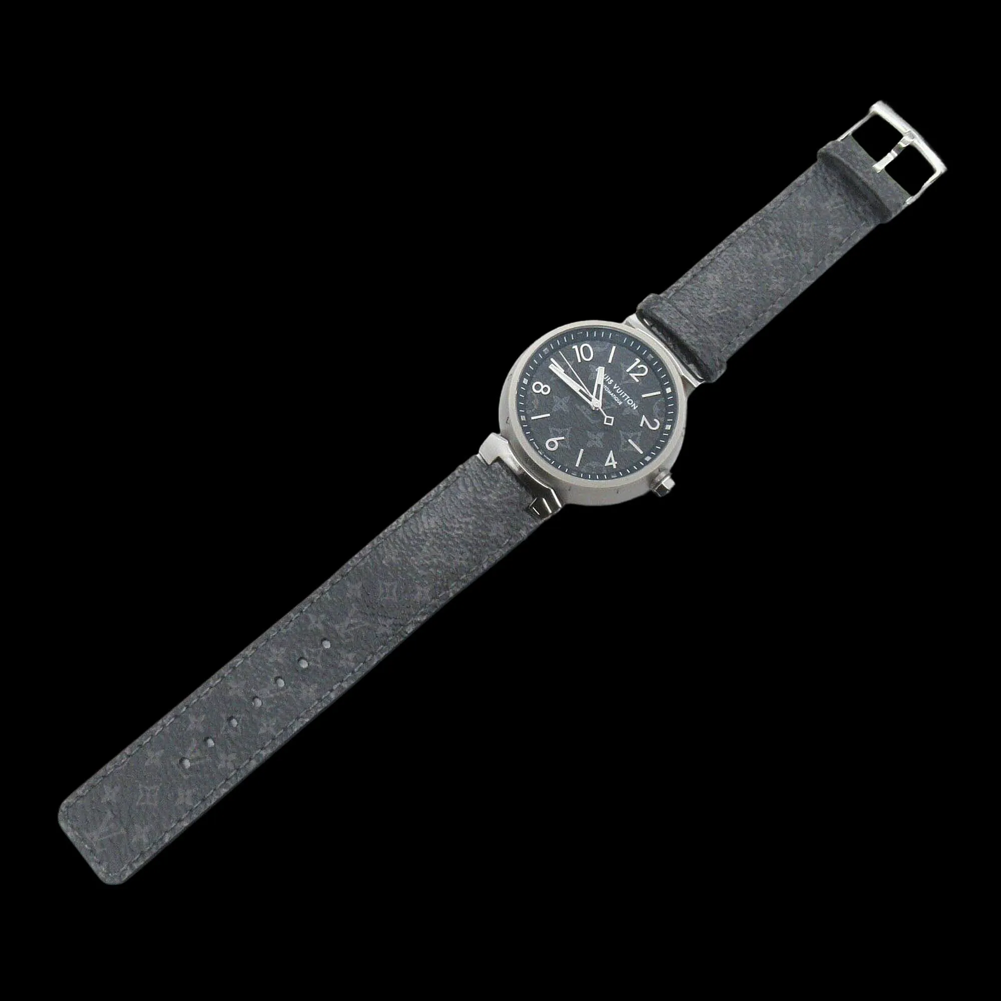 Louis Vuitton Tambour 41mm Stainless steel Black