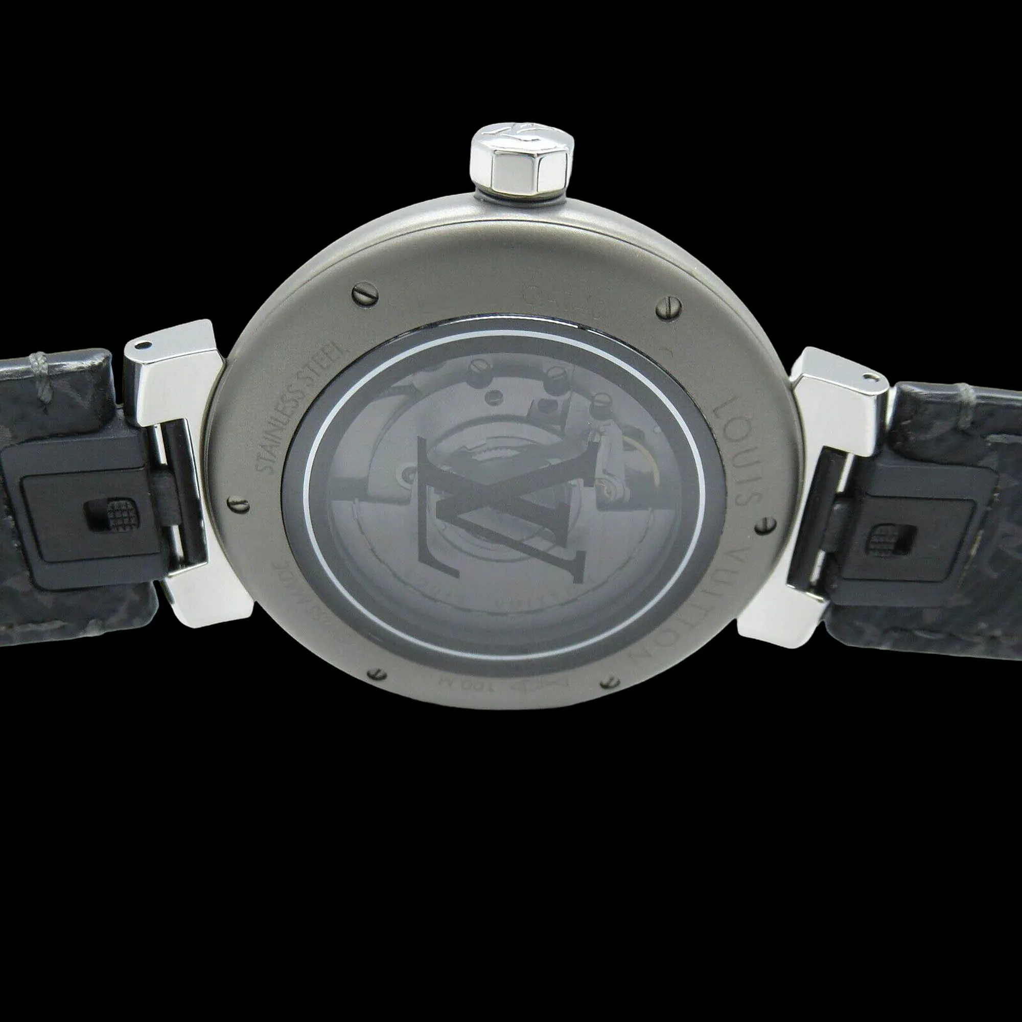 Louis Vuitton Tambour 41mm Stainless steel Black 3