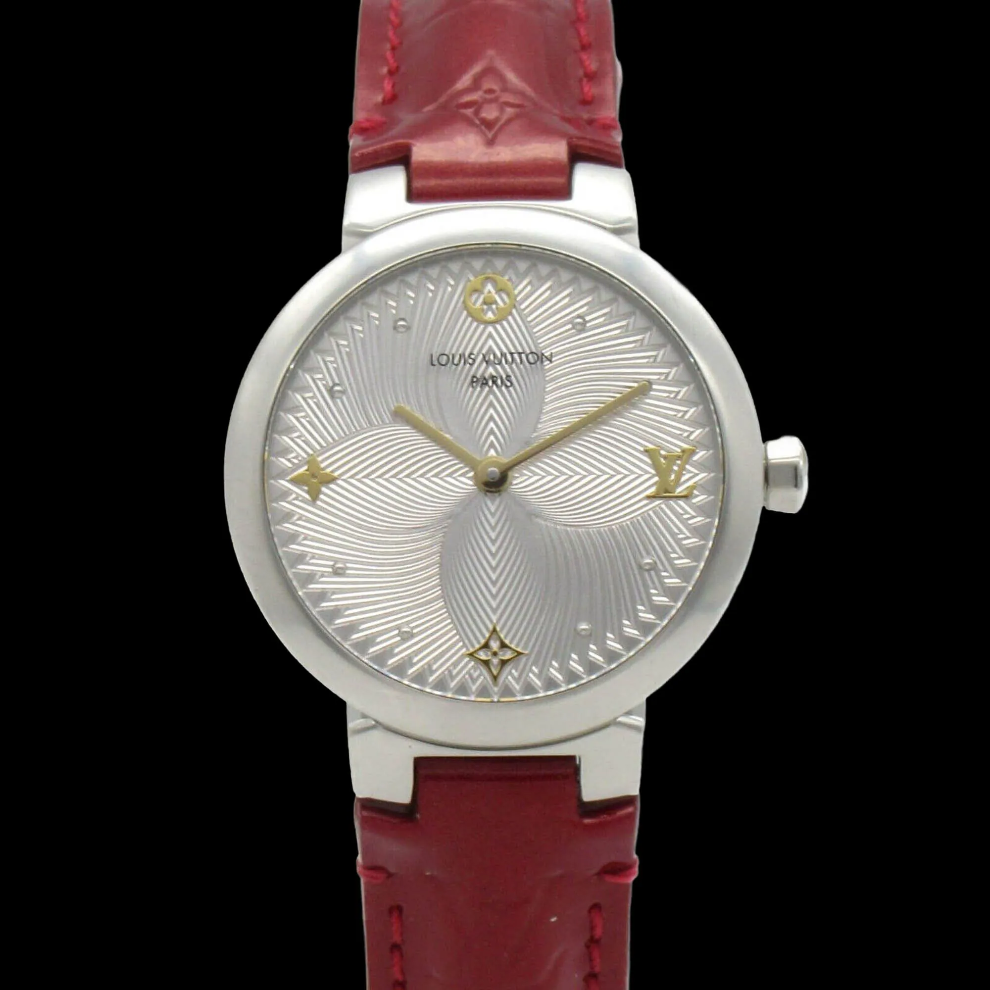 Louis Vuitton Tambour 28mm Stainless steel Silver