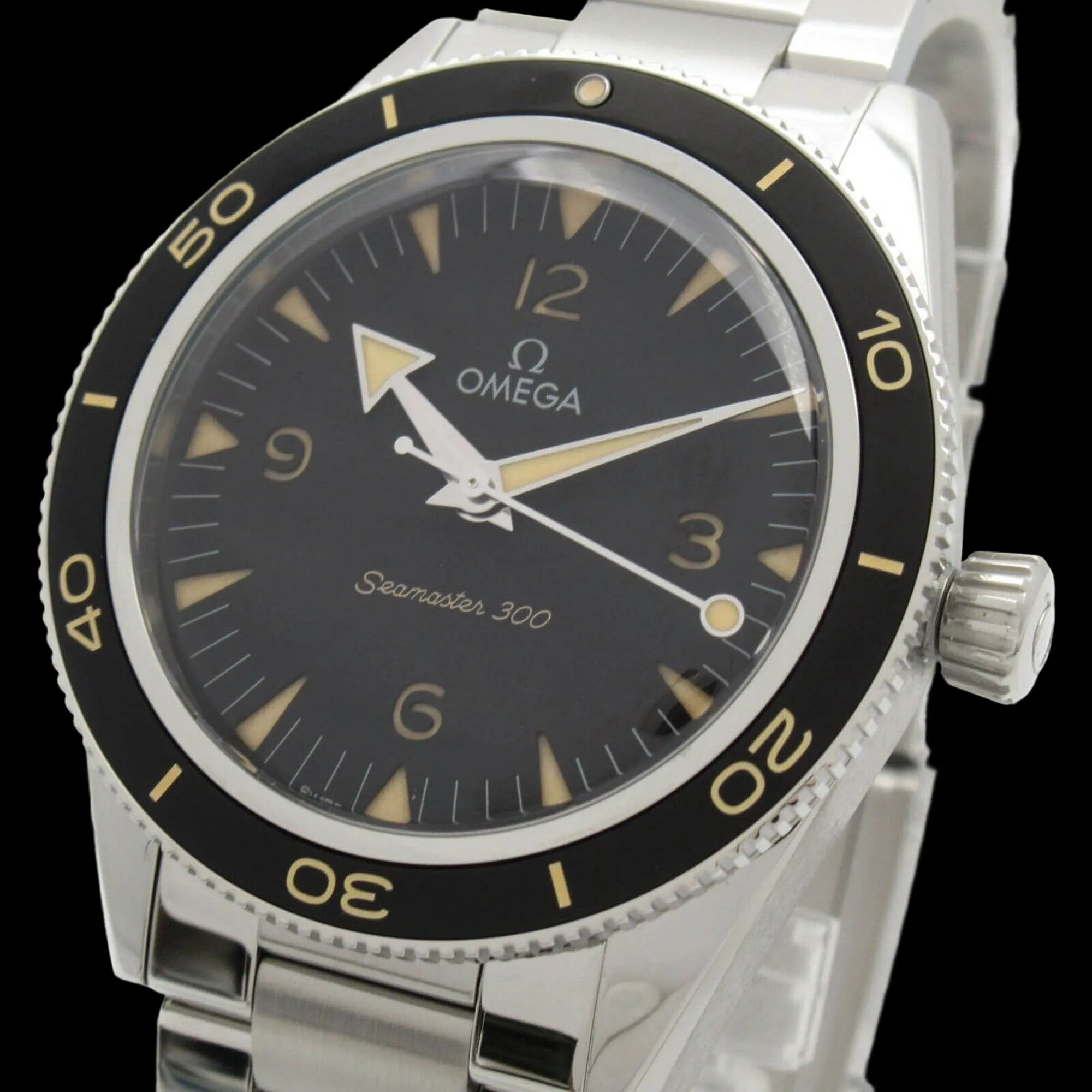 Omega Seamaster 300 41mm Stainless steel Black 3