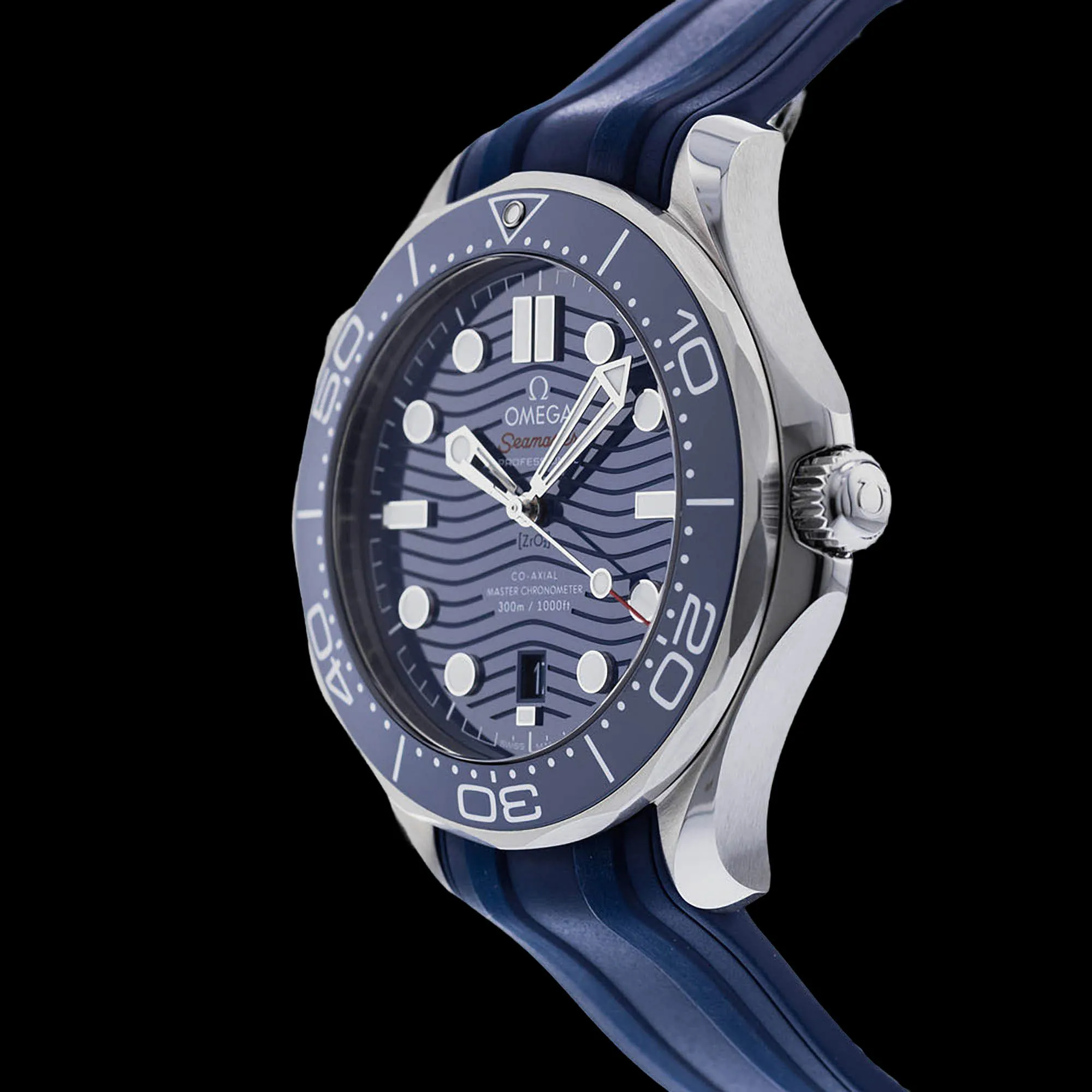 Omega Seamaster 300 42mm Stainless steel Blue 2