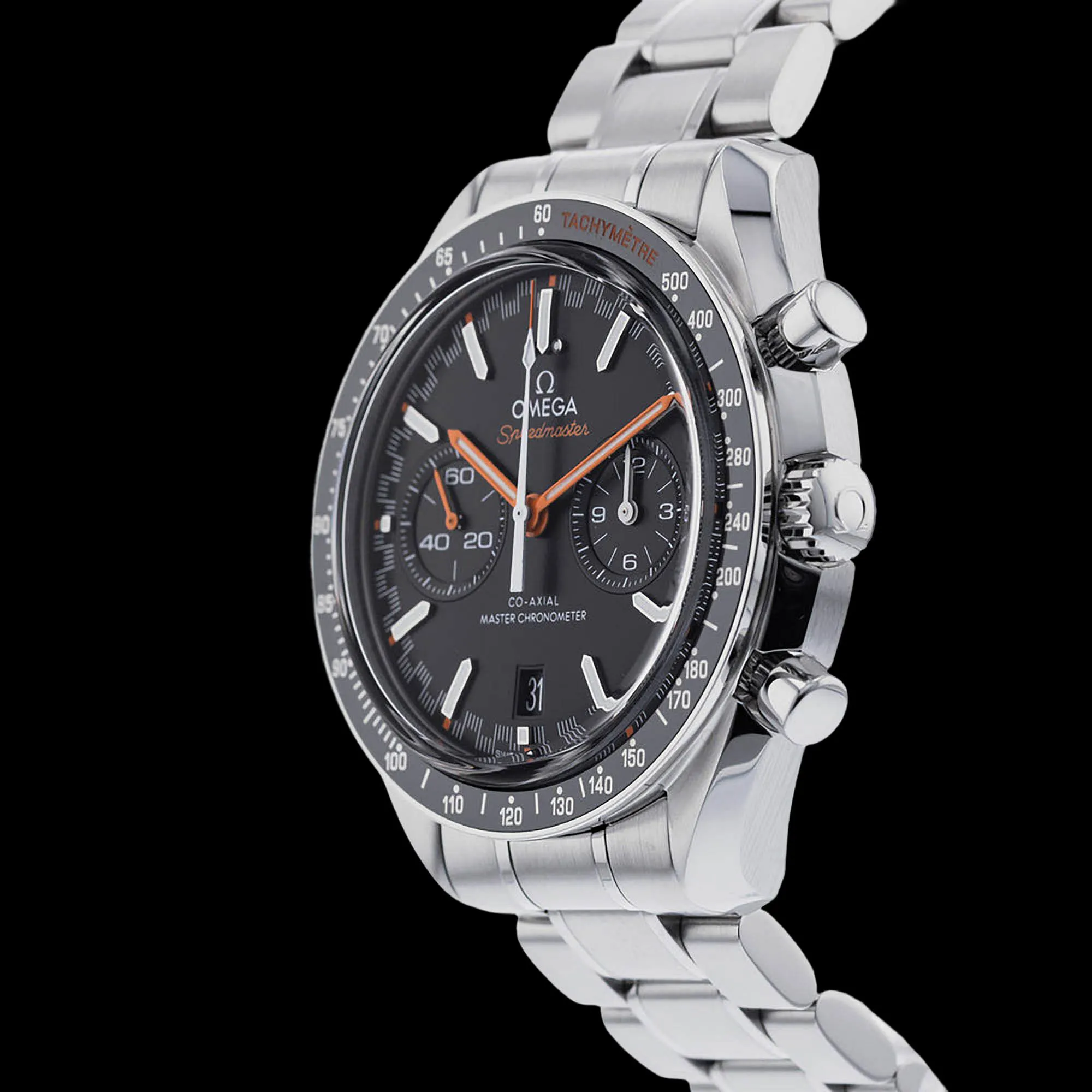 Omega Speedmaster Racing 44mm Stainless steel Black 1