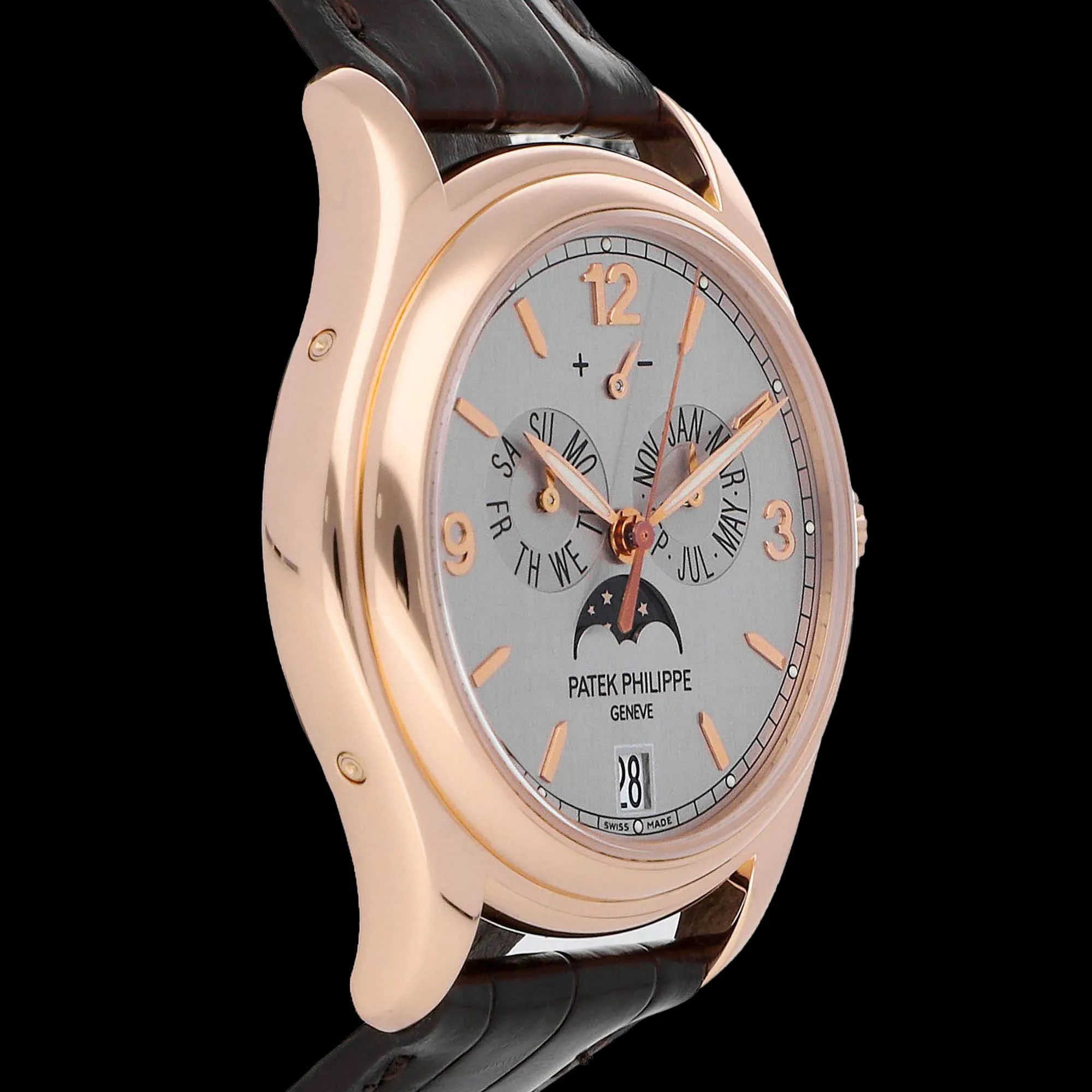 Patek Philippe Annual Calendar Advanced Research 39mm Rose gold Silver 2