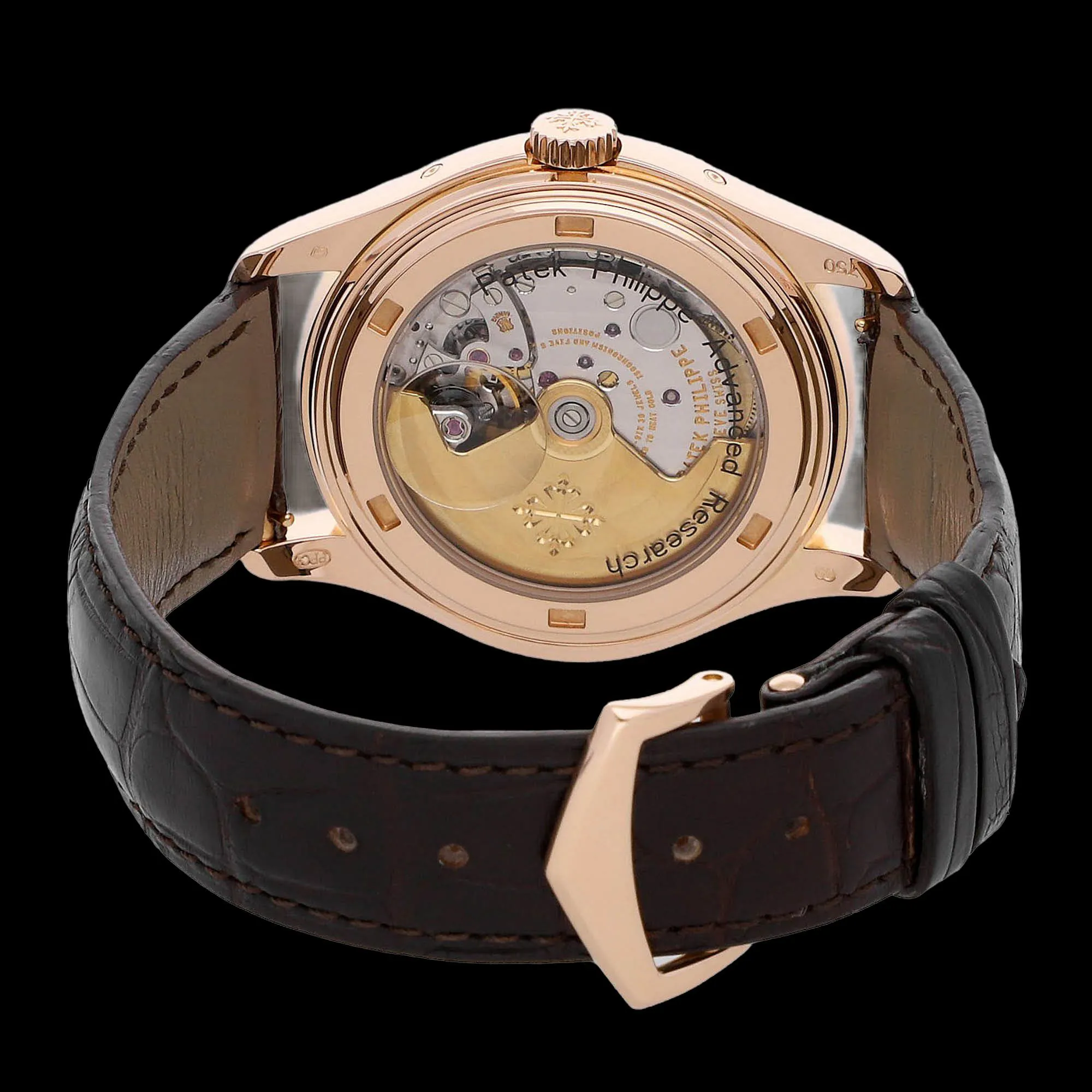 Patek Philippe Annual Calendar Advanced Research 39mm Rose gold Silver 3