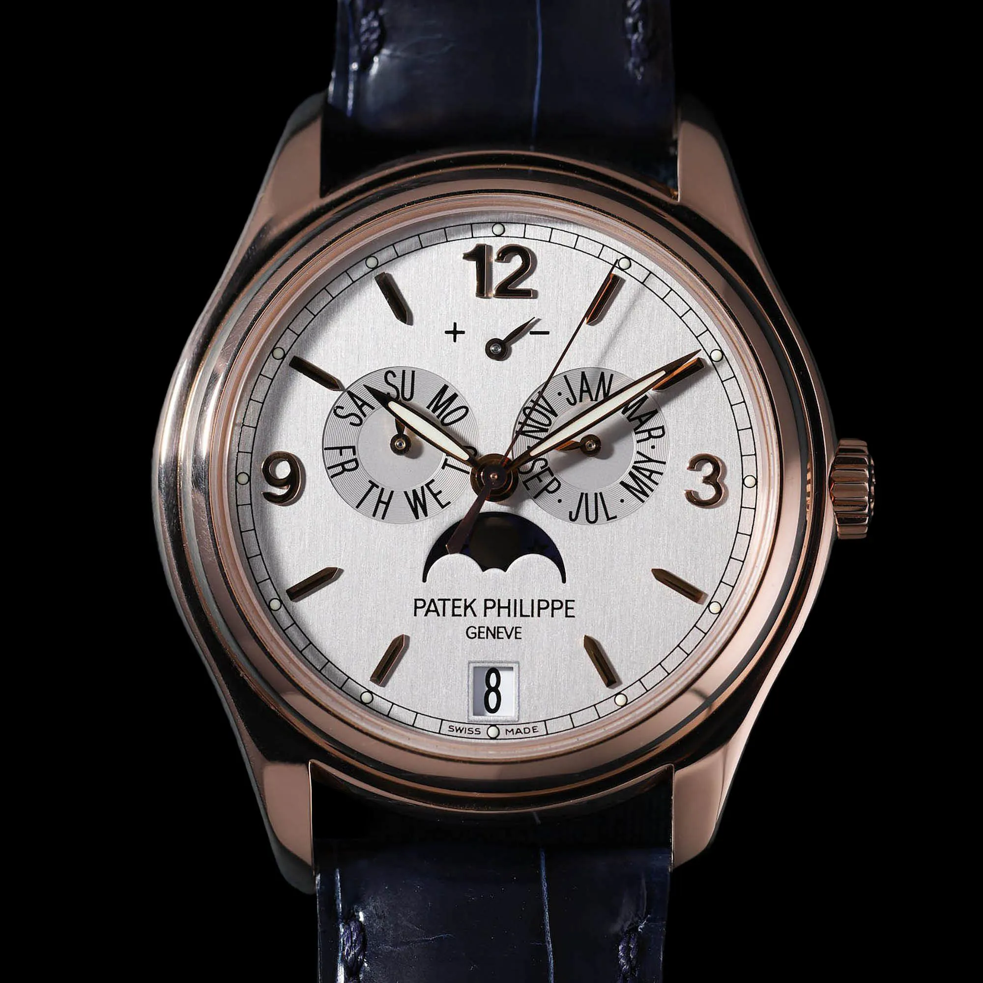 Patek Philippe Annual Calendar Advanced Research 39mm Rose gold Silver 5