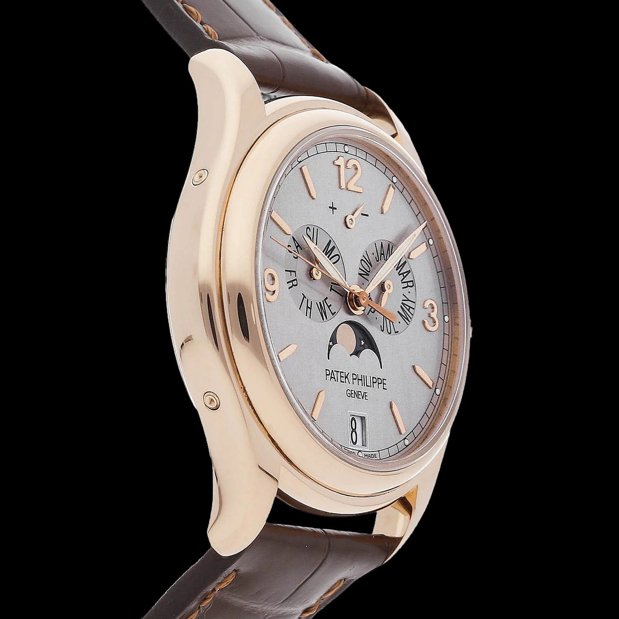 Patek Philippe Annual Calendar Advanced Research 39mm Rose gold Silver 2