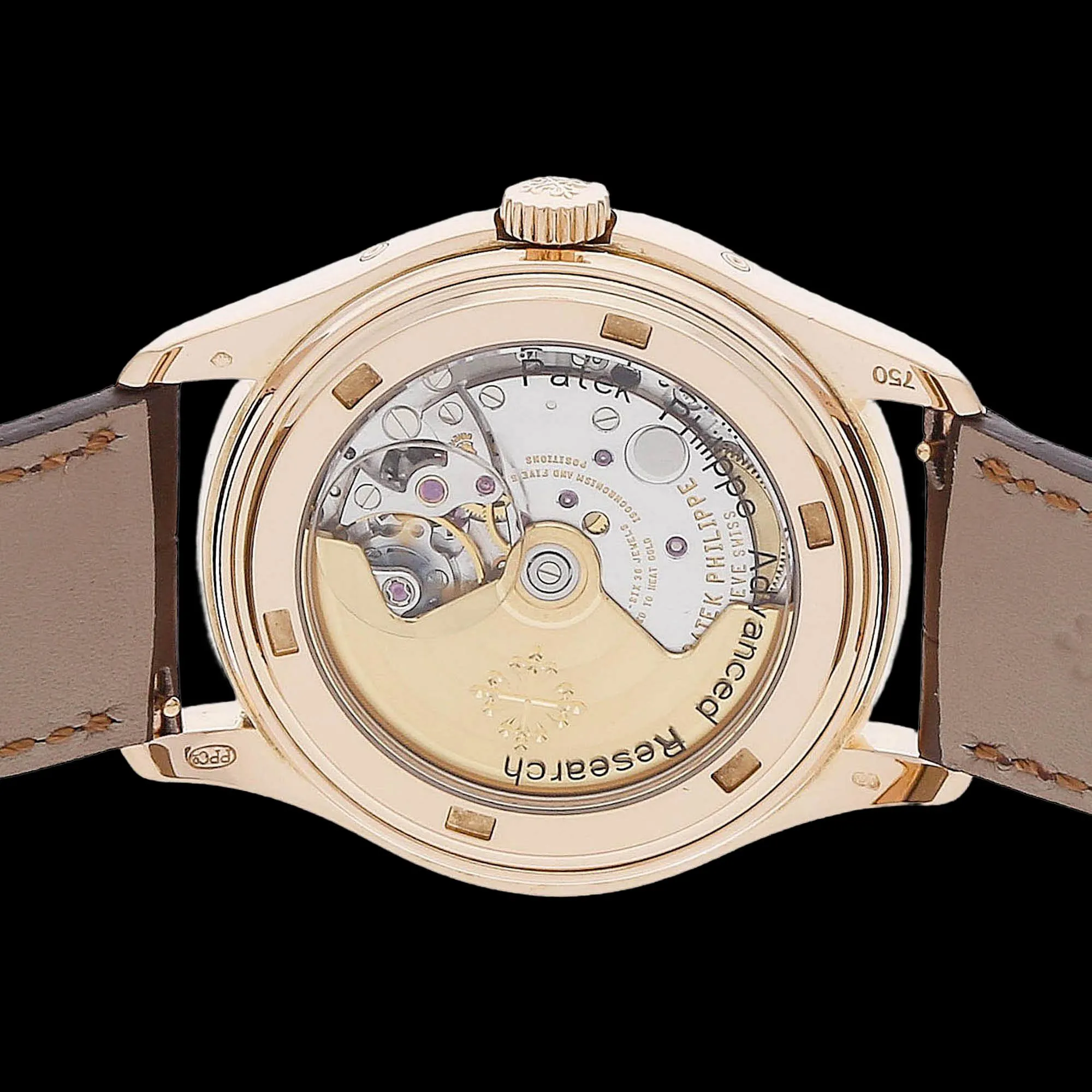 Patek Philippe Annual Calendar Advanced Research 39mm Rose gold Silver 4