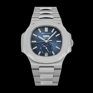 Patek Philippe Nautilus Annual Calendar Stainless steel Blue