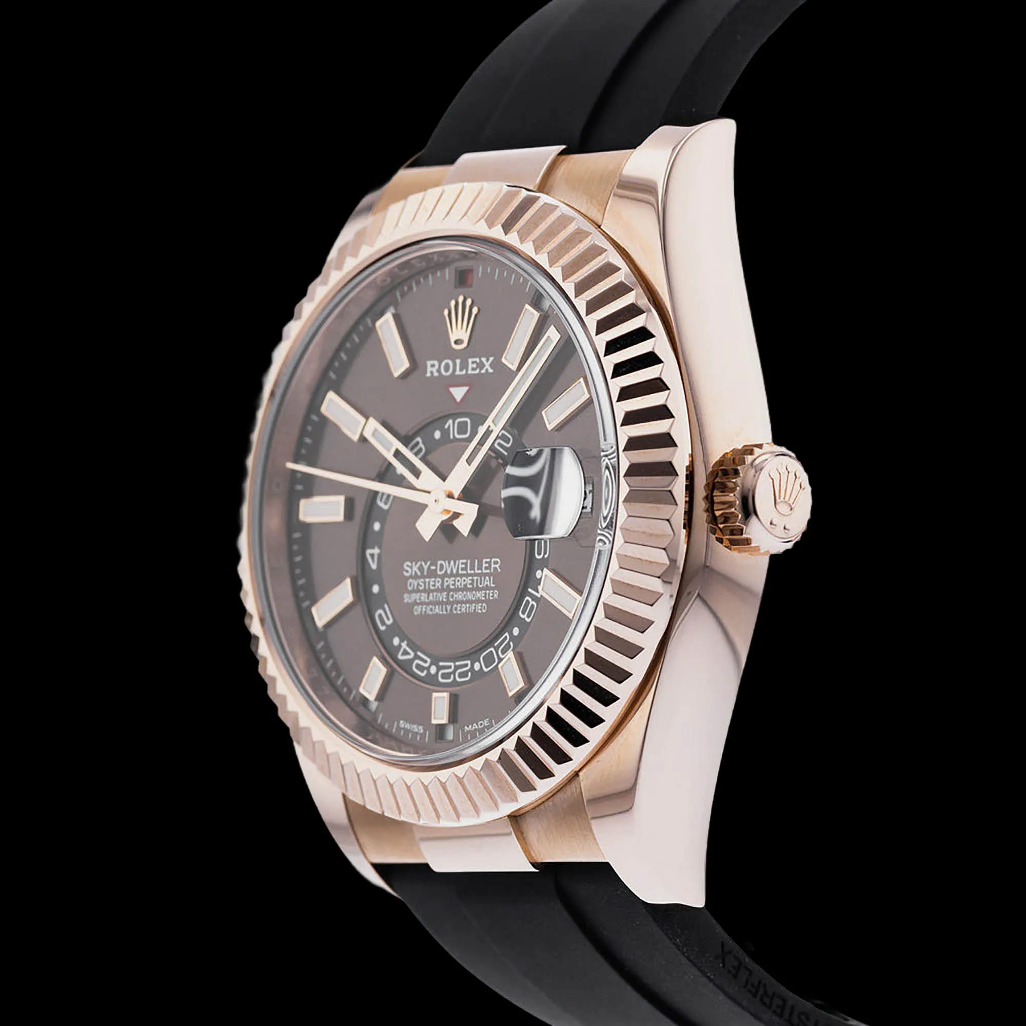 Rolex Sky-Dweller 42mm Rose gold Black 1