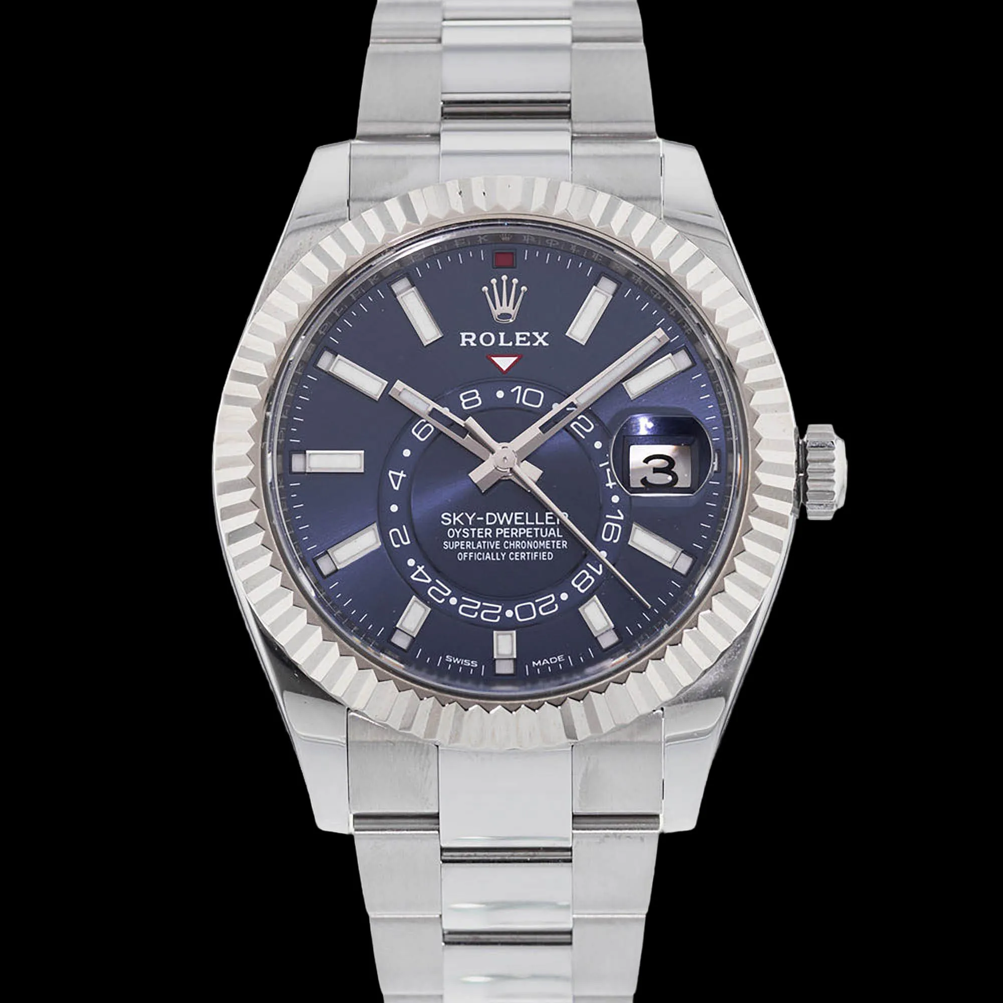 Rolex Sky-Dweller 42mm Stainless steel Blue