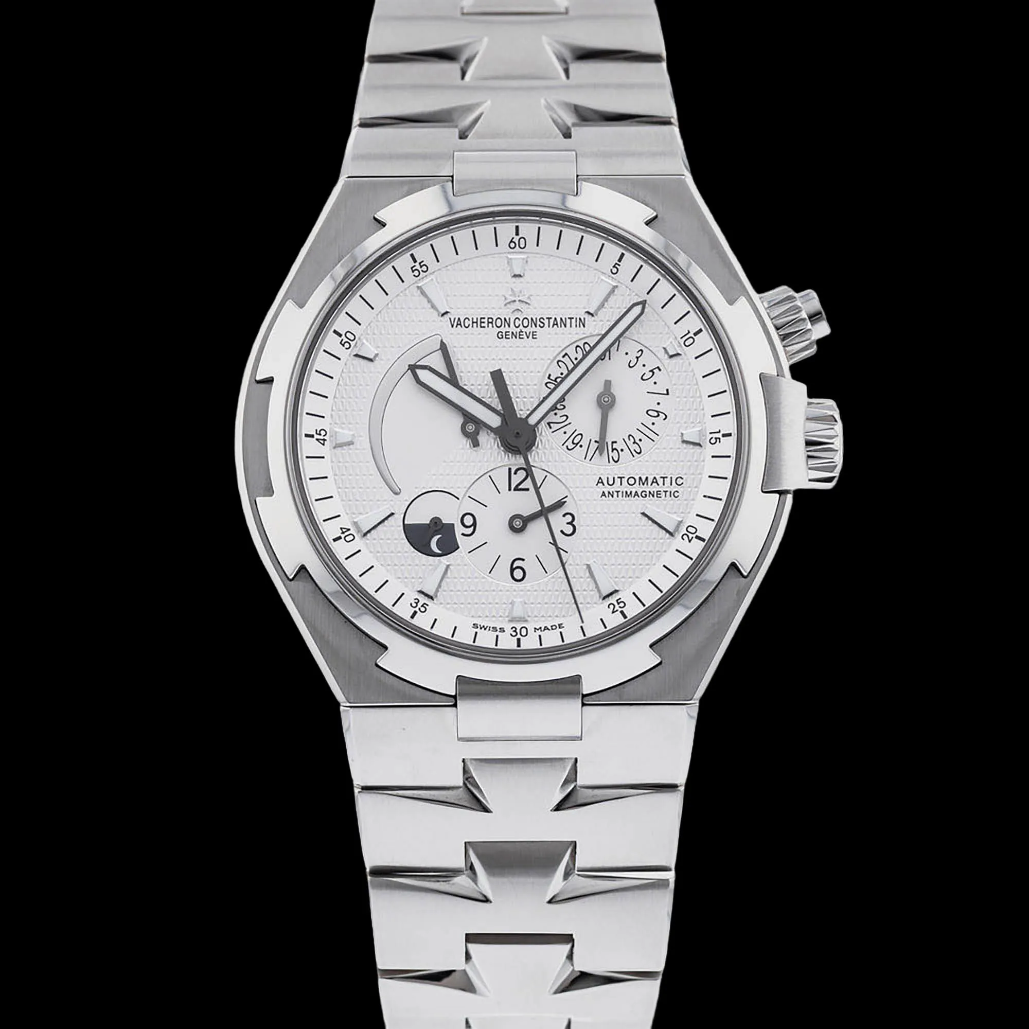 Vacheron Constantin Overseas Dual Time 42mm Stainless steel Silver