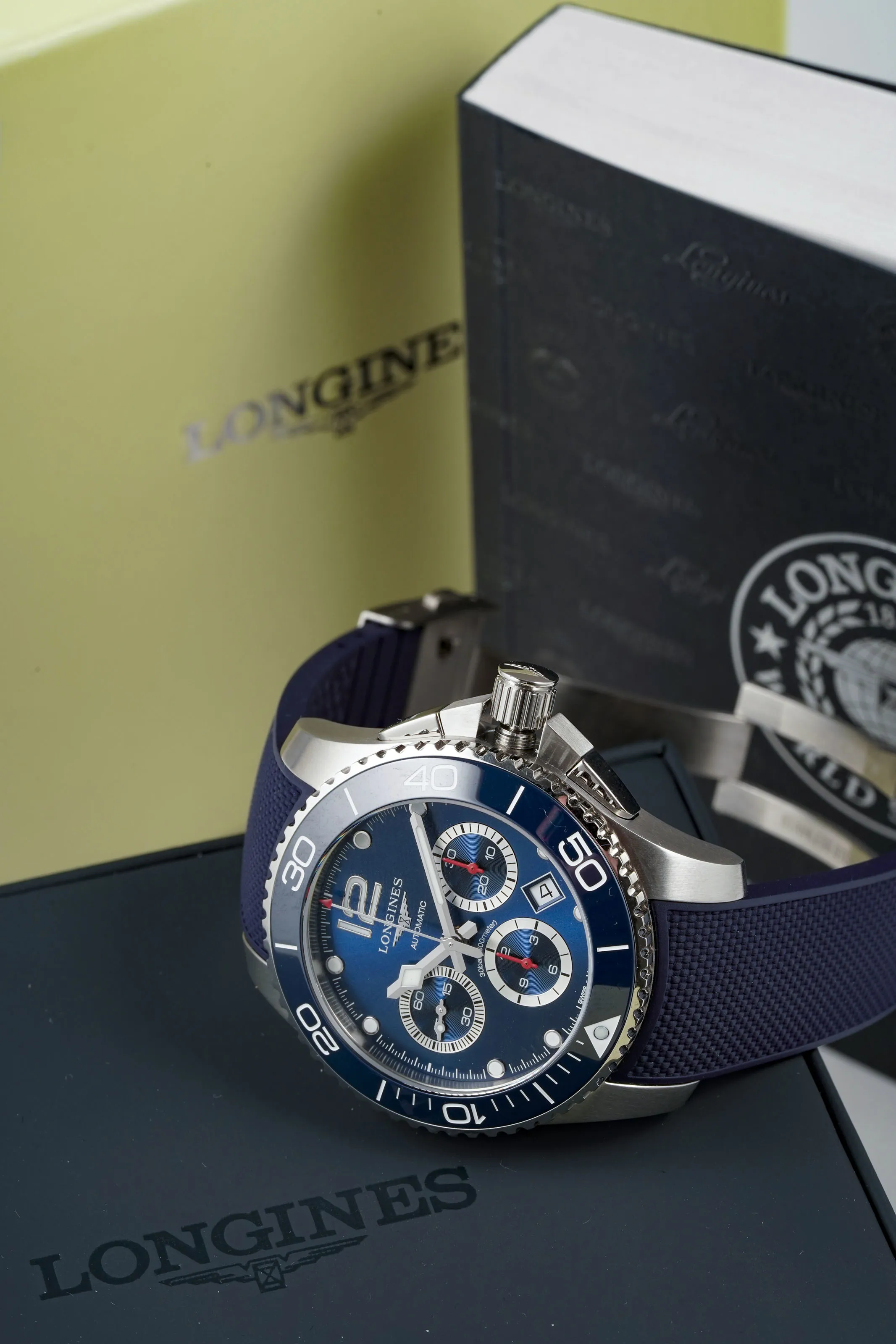 Longines HydroConquest L3.883.4 43mm Stainless steel Blue 1