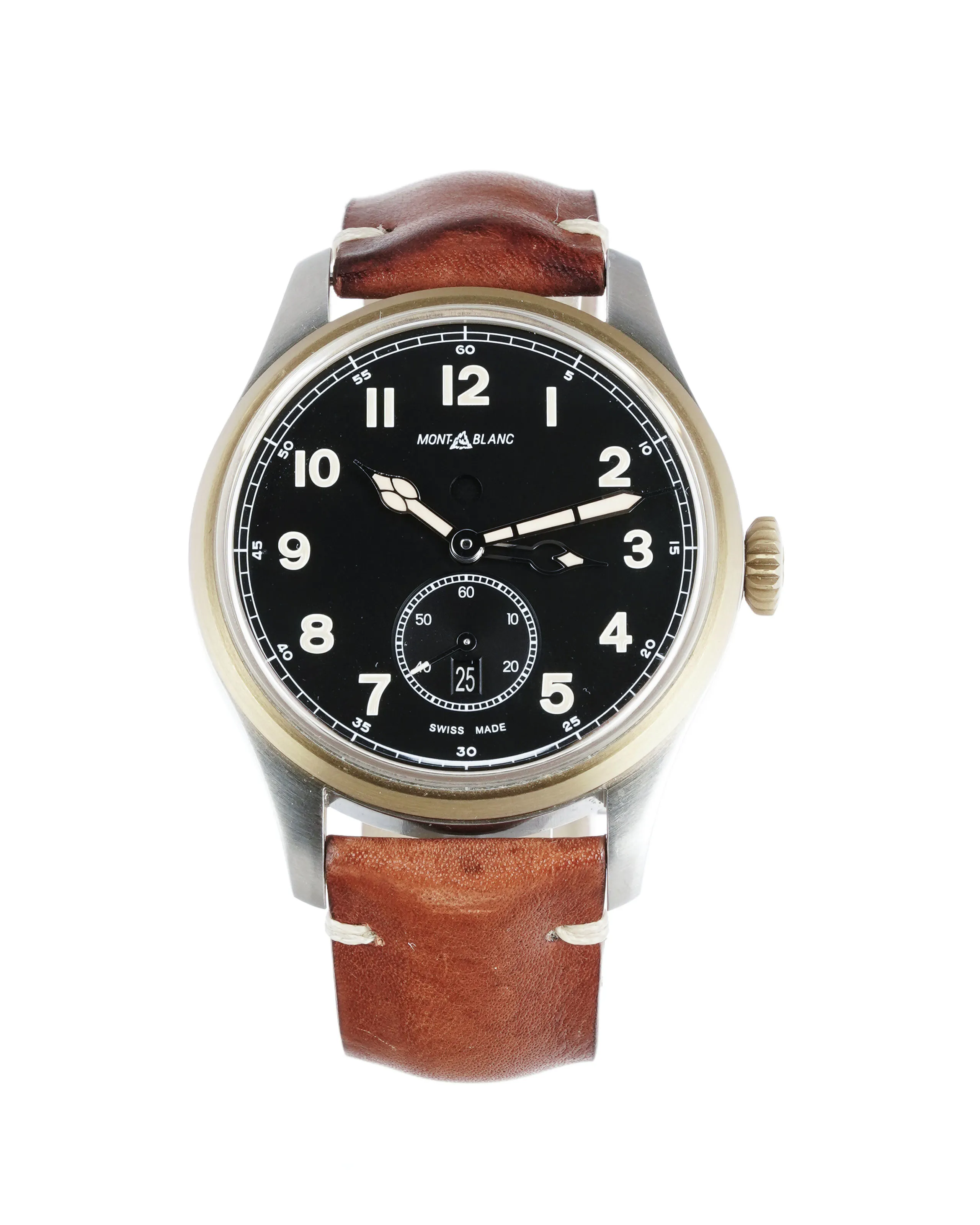 Montblanc 1858 44mm Bronze and Stainless steel Black