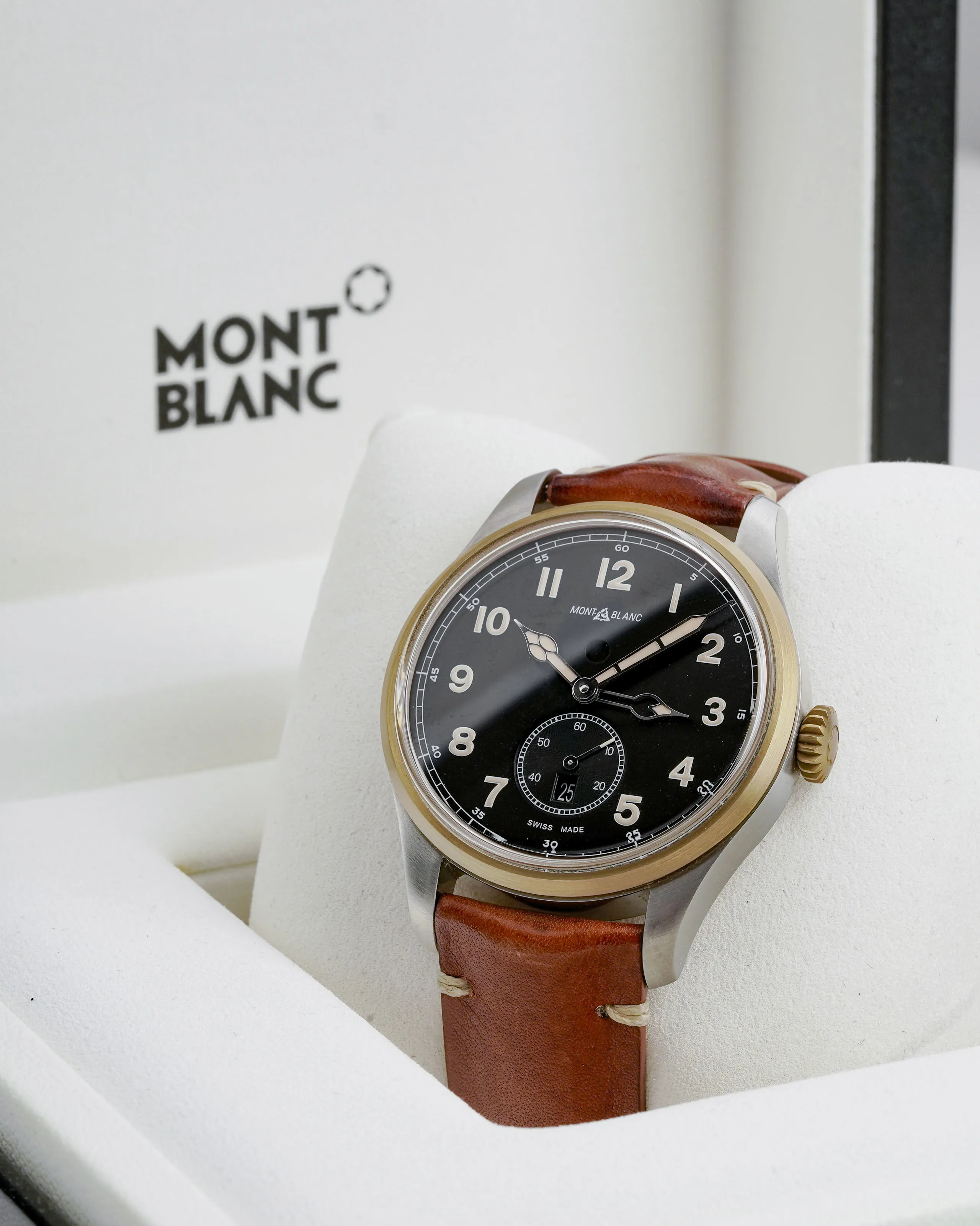 Montblanc 1858 44mm Bronze and Stainless steel Black 3