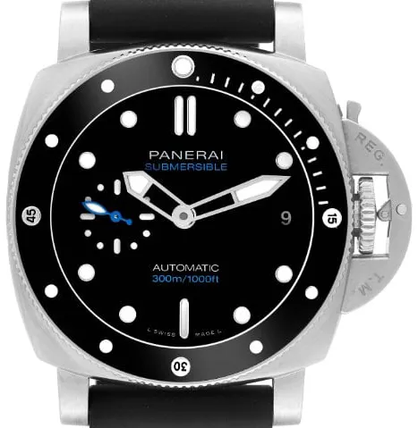 Panerai Submersible PAM 00683 42mm Steel Black