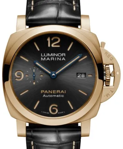 Panerai Luminor 1950 PAM 01115 44mm Yellow gold Black