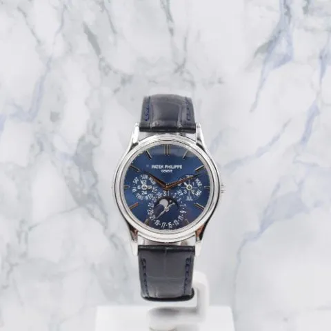 Patek Philippe Perpetual Calendar 5140P-001 37mm Platinum Blue