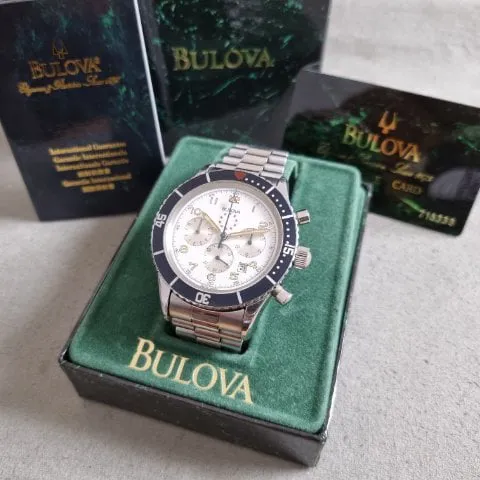 Bulova Marine Star BA8082101A 43mm Stainless steel White